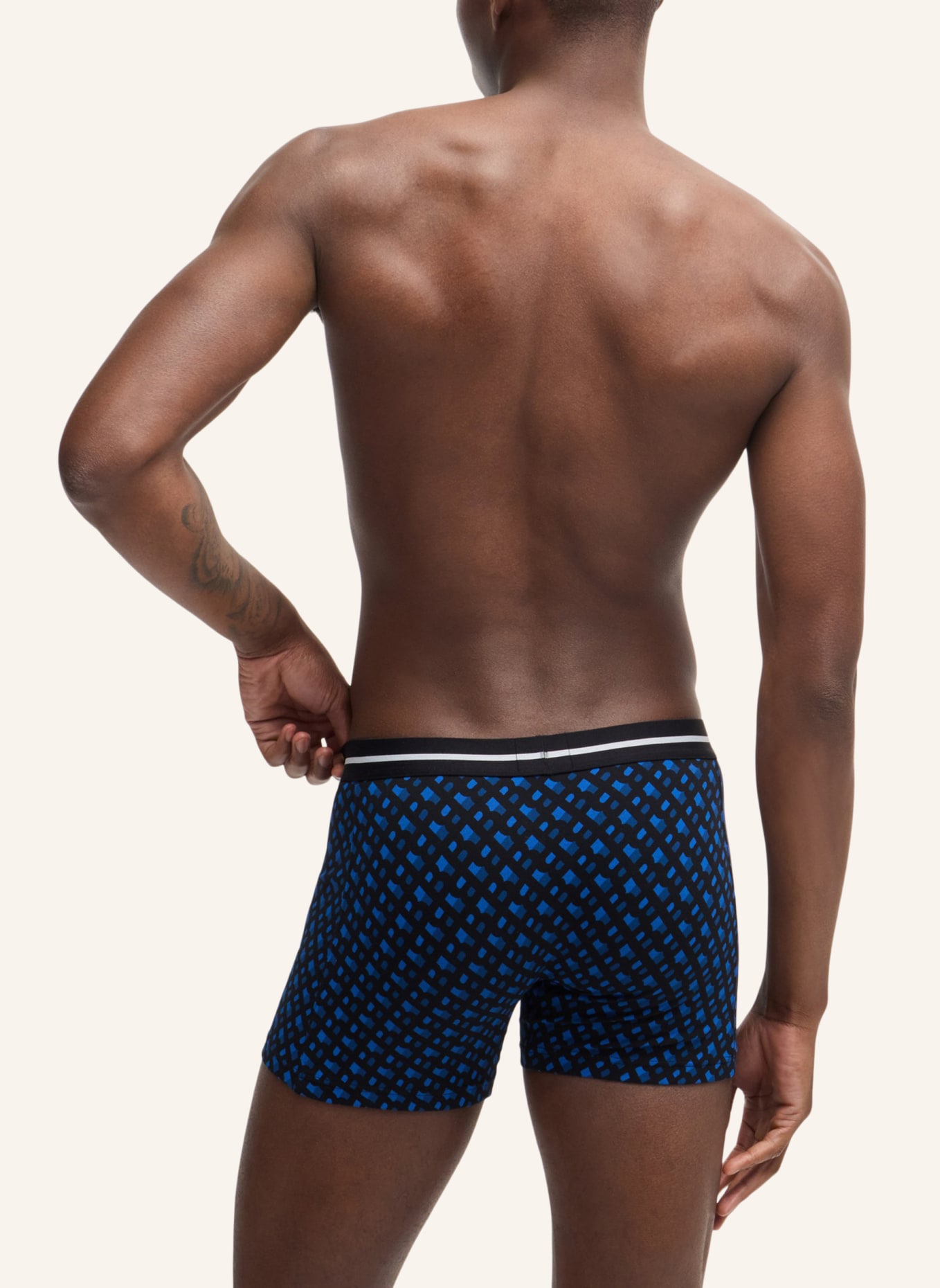 BOSS Boxershort BOXERBR 3P BOLD DES, Farbe: WEISS (Bild 2)