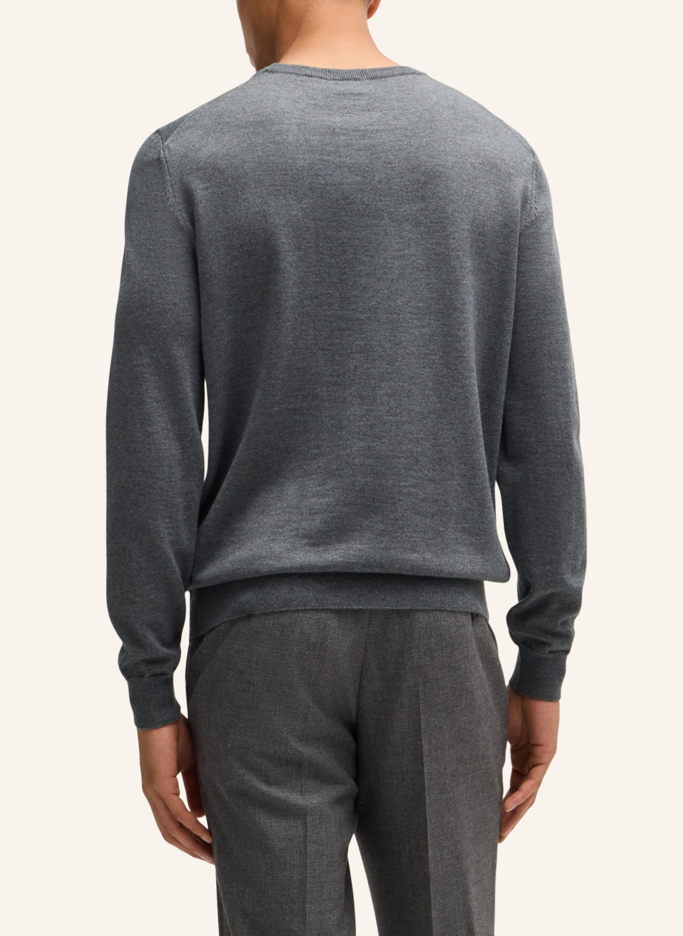 BOSS Pullover BARAM-L Regular Fit, Farbe: GRAU (Bild 2)