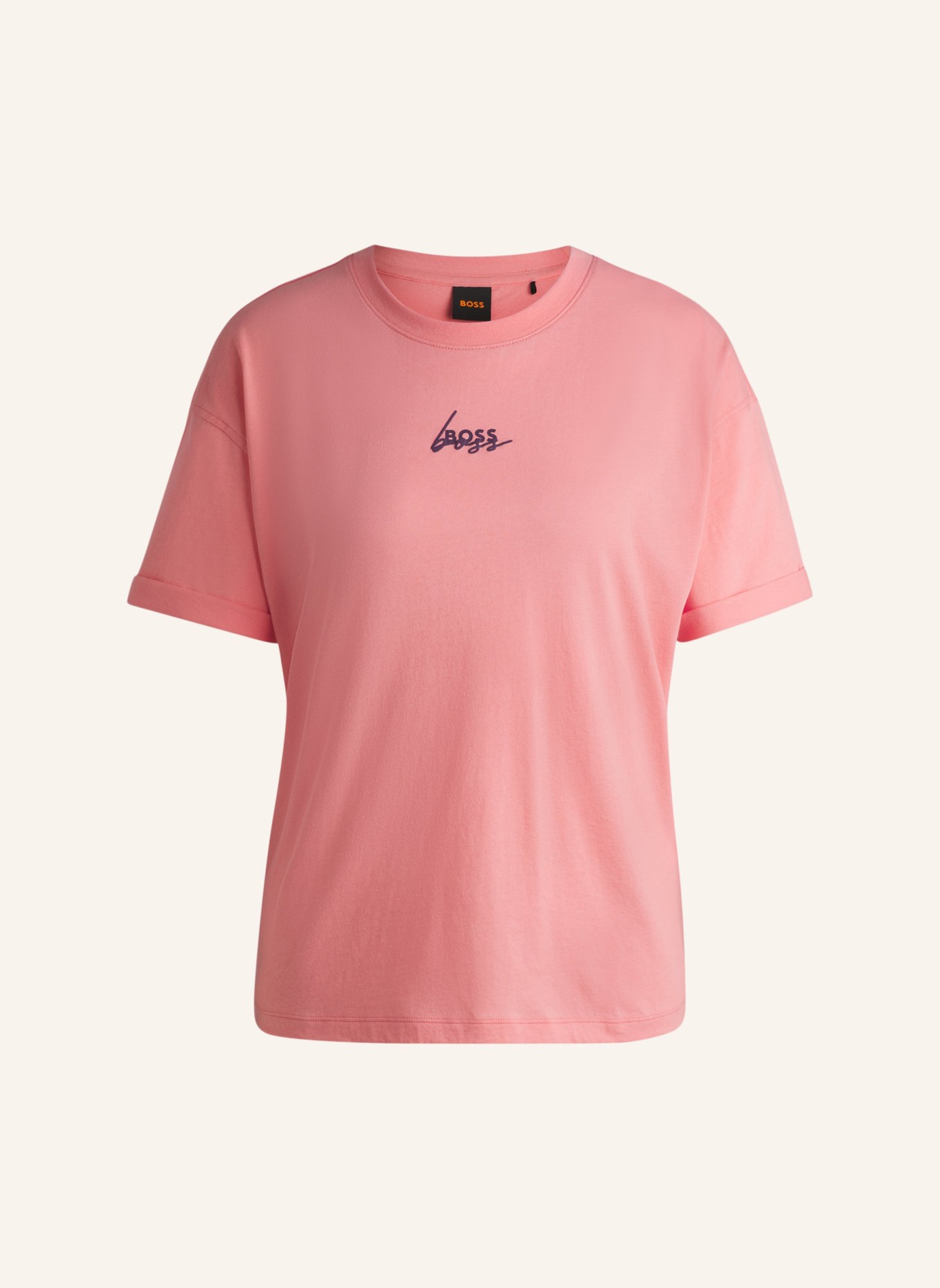 BOSS T-Shirt C_EVI_1 Relaxed Fit, Farbe: ROSA (Bild 1)