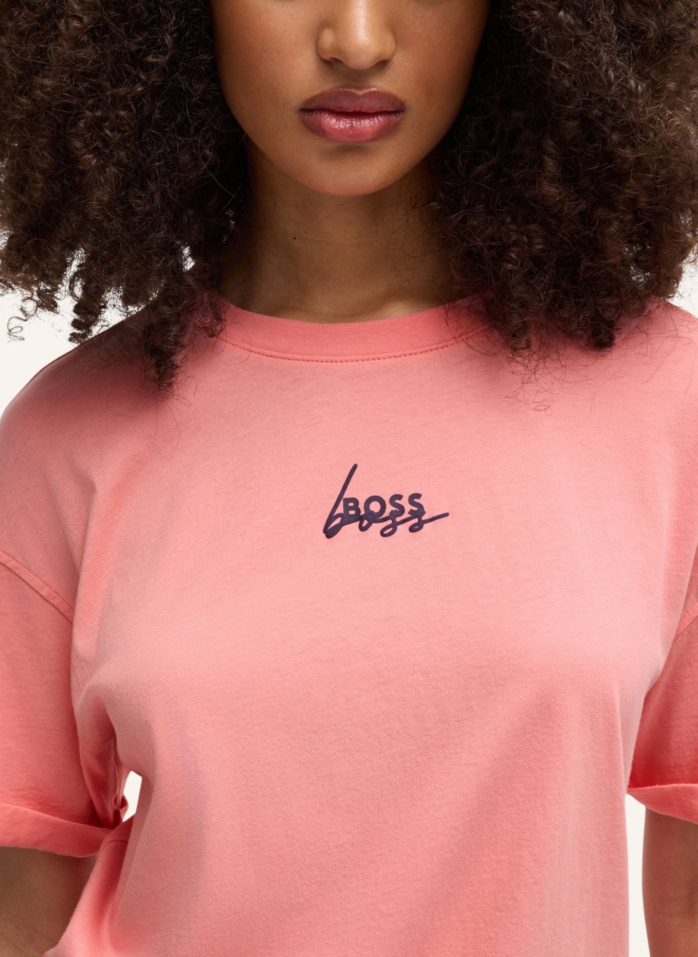 BOSS T-Shirt C_EVI_1 Relaxed Fit, Farbe: ROSA (Bild 3)