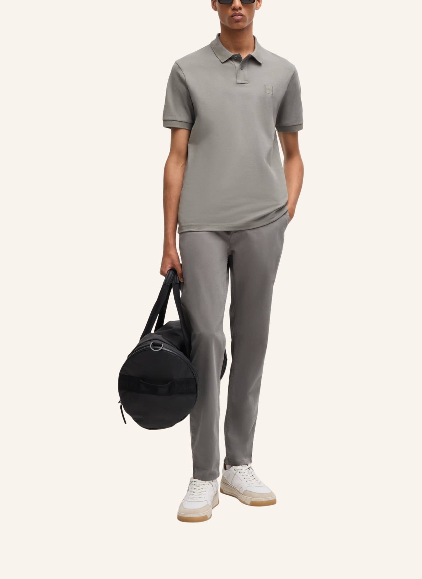 BOSS Casual Hose CHINO_TAPERED, Farbe: GRAU (Bild 6)