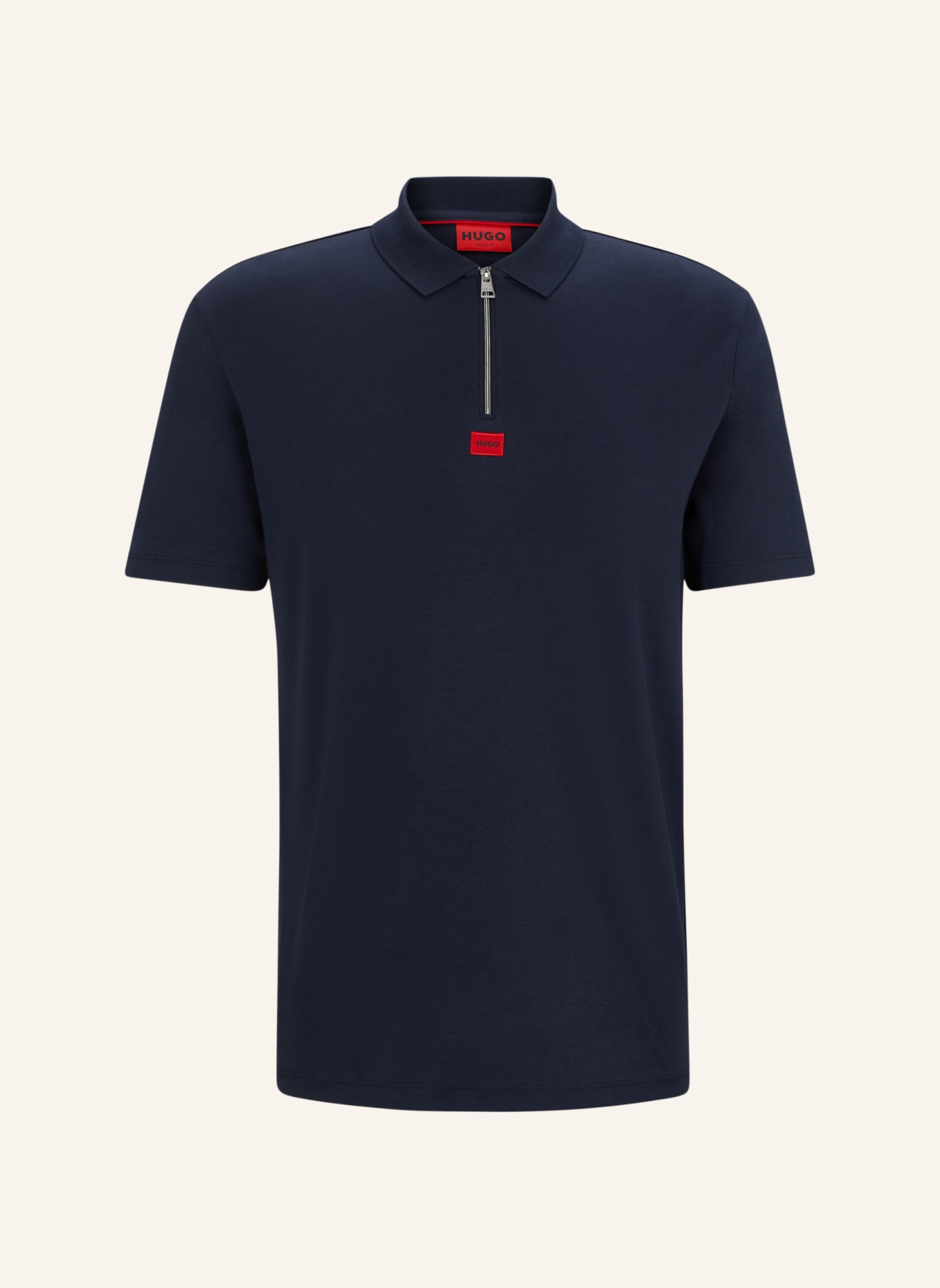 HUGO Poloshirt DERESOM241 Regular Fit, Farbe: DUNKELBLAU (Bild 1)