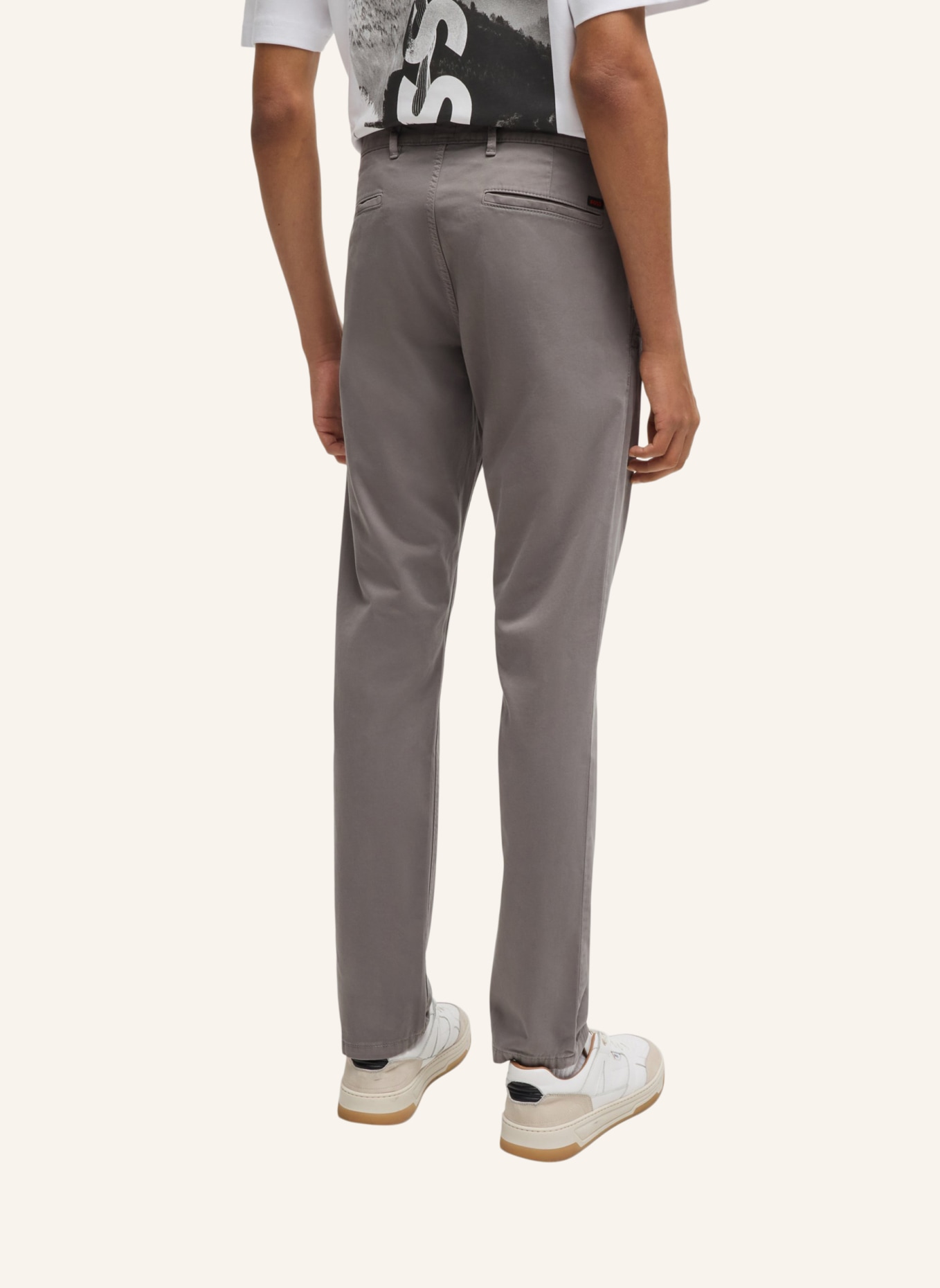 BOSS Casual Hose CHINO_SLIM Slim Fit, Farbe: GRAU (Bild 3)