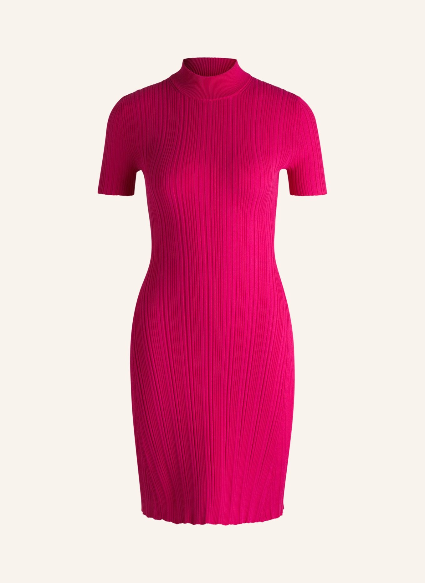 HUGO Gestricktes Kleid SAREPLY Slim Fit, Farbe: PINK (Bild 1)