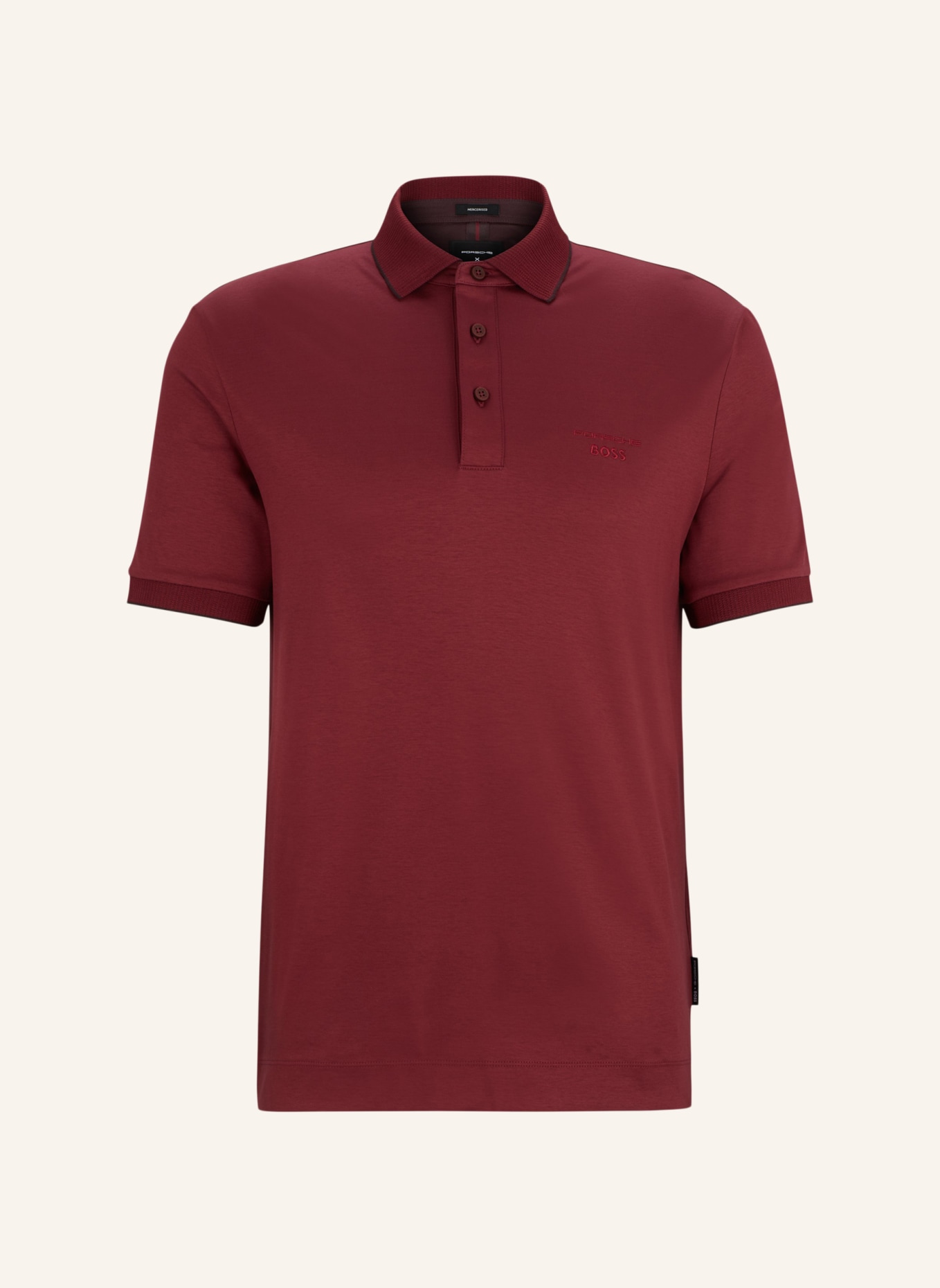 BOSS Poloshirt H-PROUT 400_PS Regular Fit, Farbe: DUNKELROT (Bild 1)