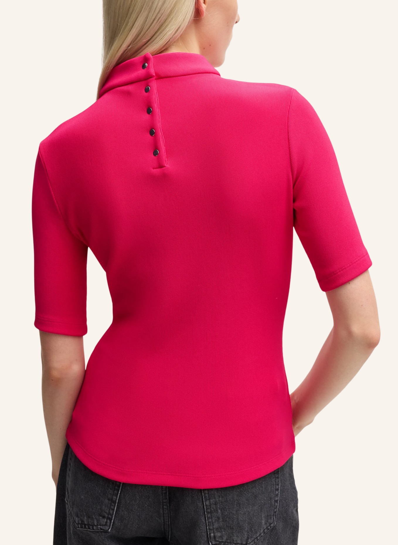 HUGO Casual Top DAGOON Slim Fit, Farbe: PINK (Bild 2)