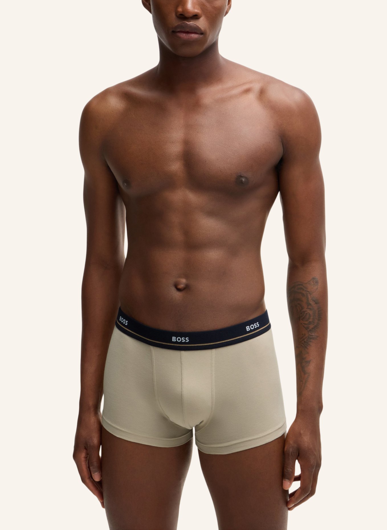 BOSS Boxershort TRUNK 5P ESSENTIAL, Farbe: BEIGE (Bild 4)