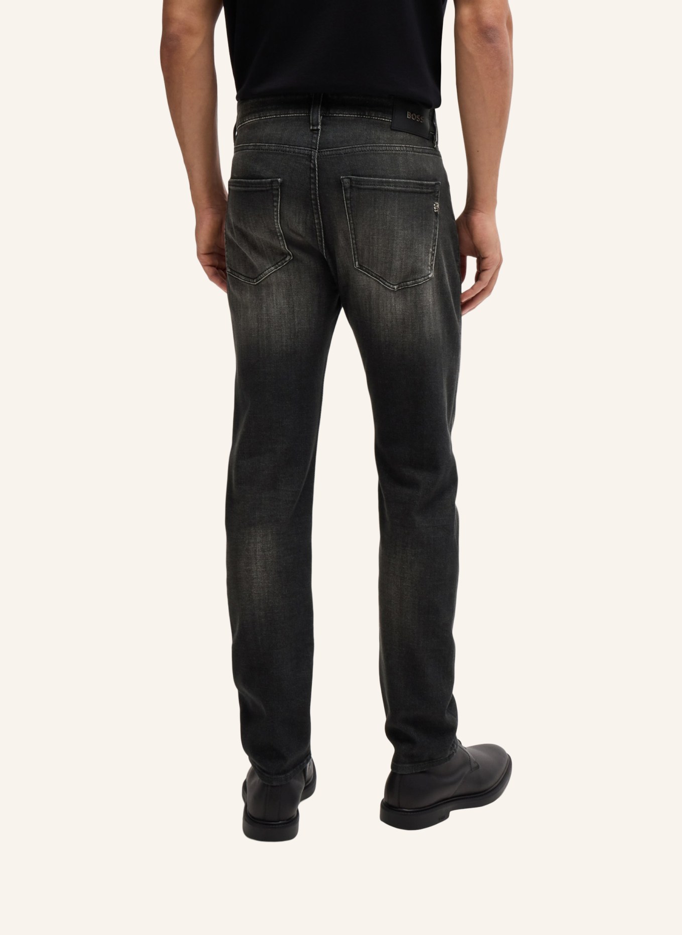 BOSS Jeans H-DELAWARE Slim Fit, Farbe: DUNKELGRAU (Bild 3)