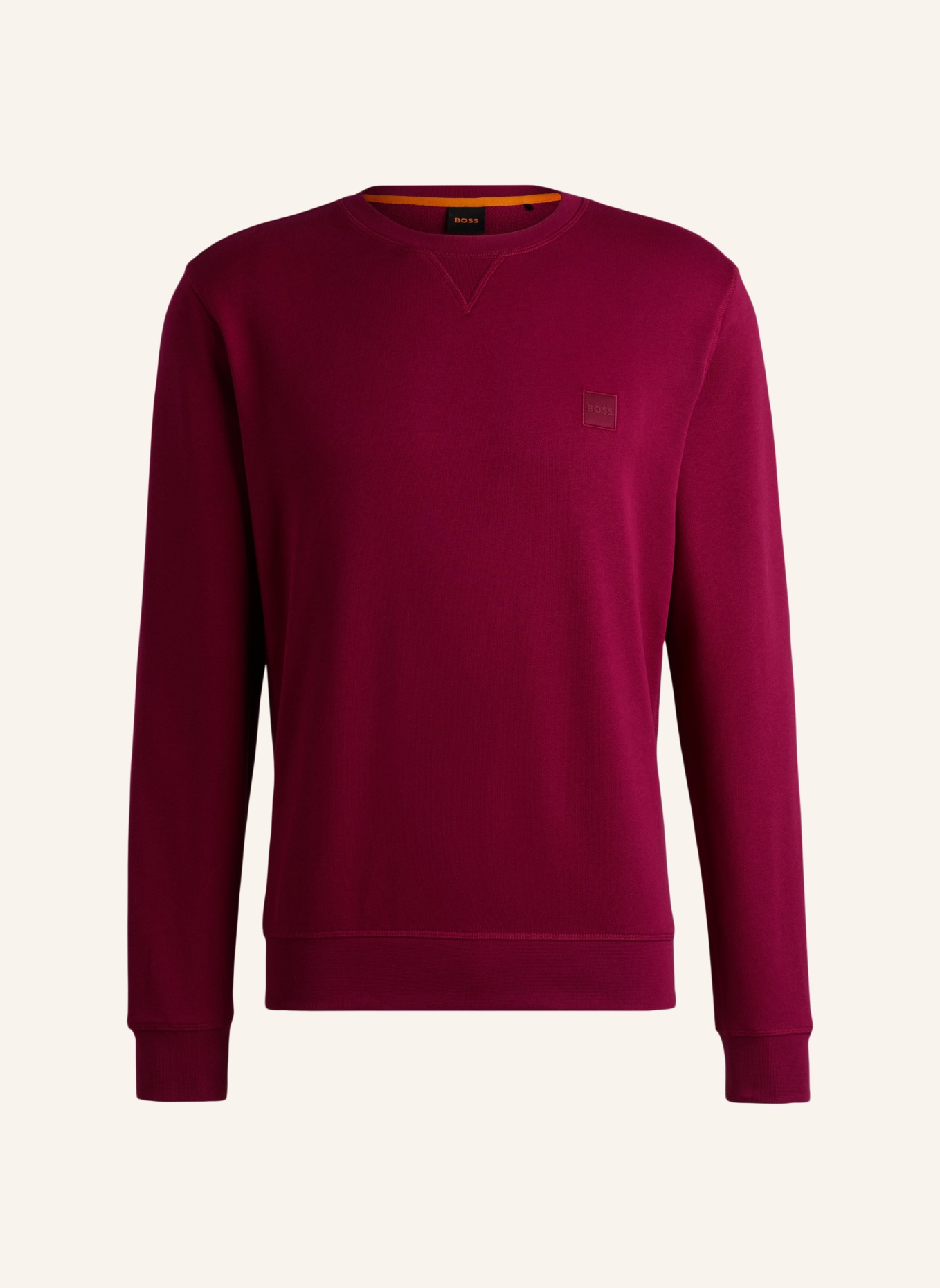 BOSS Sweatshirt WESTART Relaxed Fit, Farbe: ROT (Bild 1)