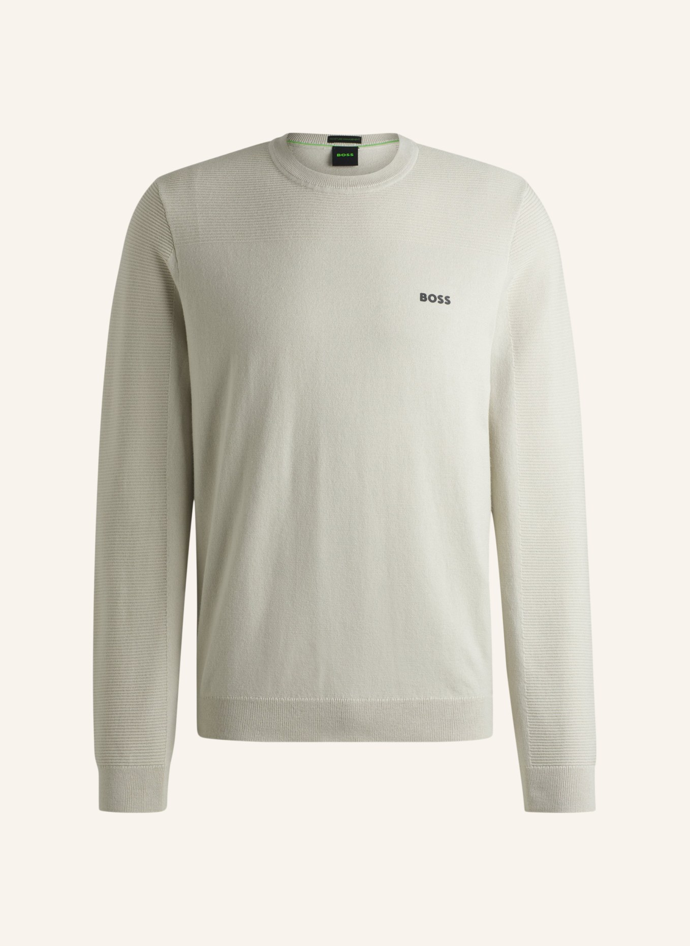 BOSS Pullover MOMENTUM-X_CN Regular Fit, Farbe: BEIGE (Bild 1)