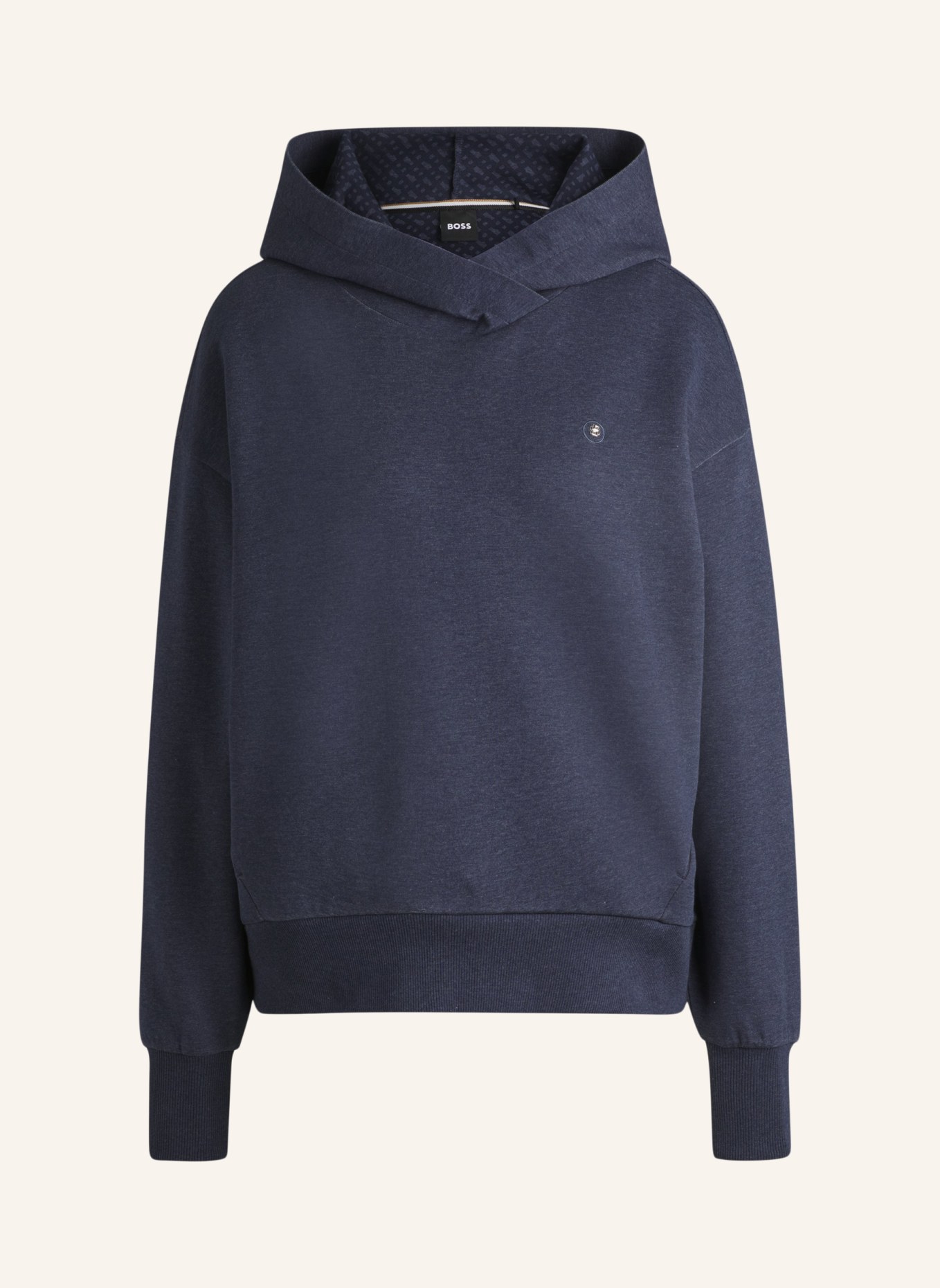 BOSS Sweatshirt ERKUNDEN2 Oversize Fit, Farbe: DUNKELBLAU (Bild 1)