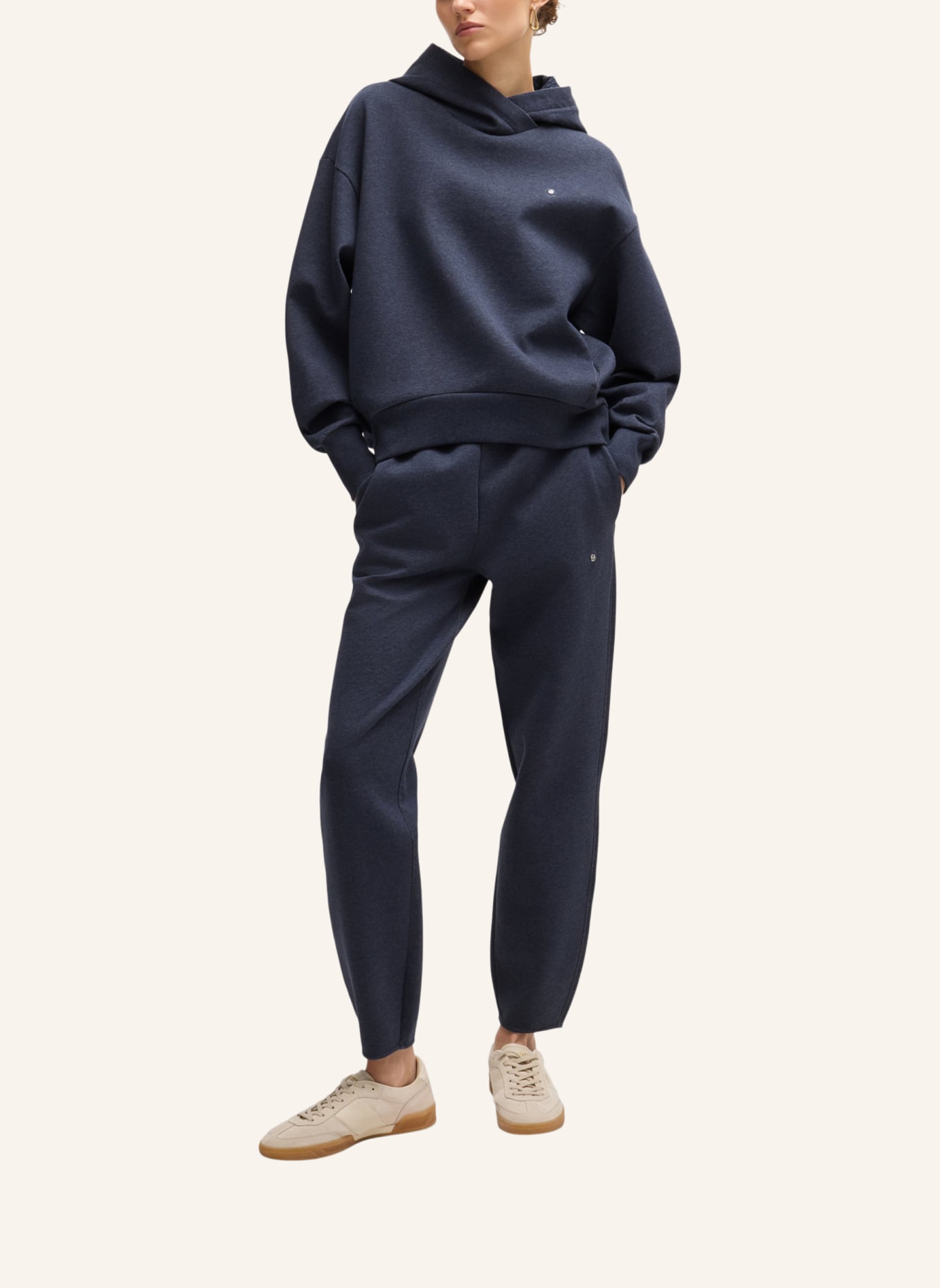 BOSS Sweatshirt ERKUNDEN2 Oversize Fit, Farbe: DUNKELBLAU (Bild 5)