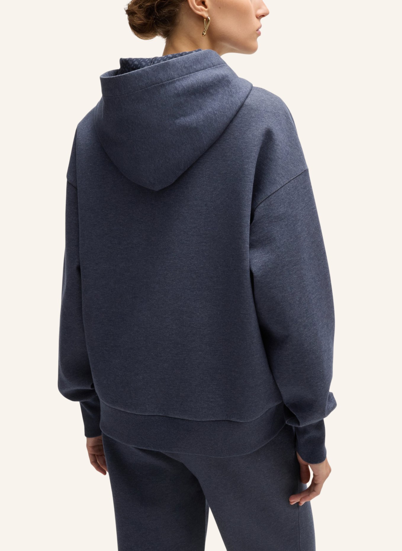 BOSS Sweatshirt ERKUNDEN2 Oversize Fit, Farbe: DUNKELBLAU (Bild 2)