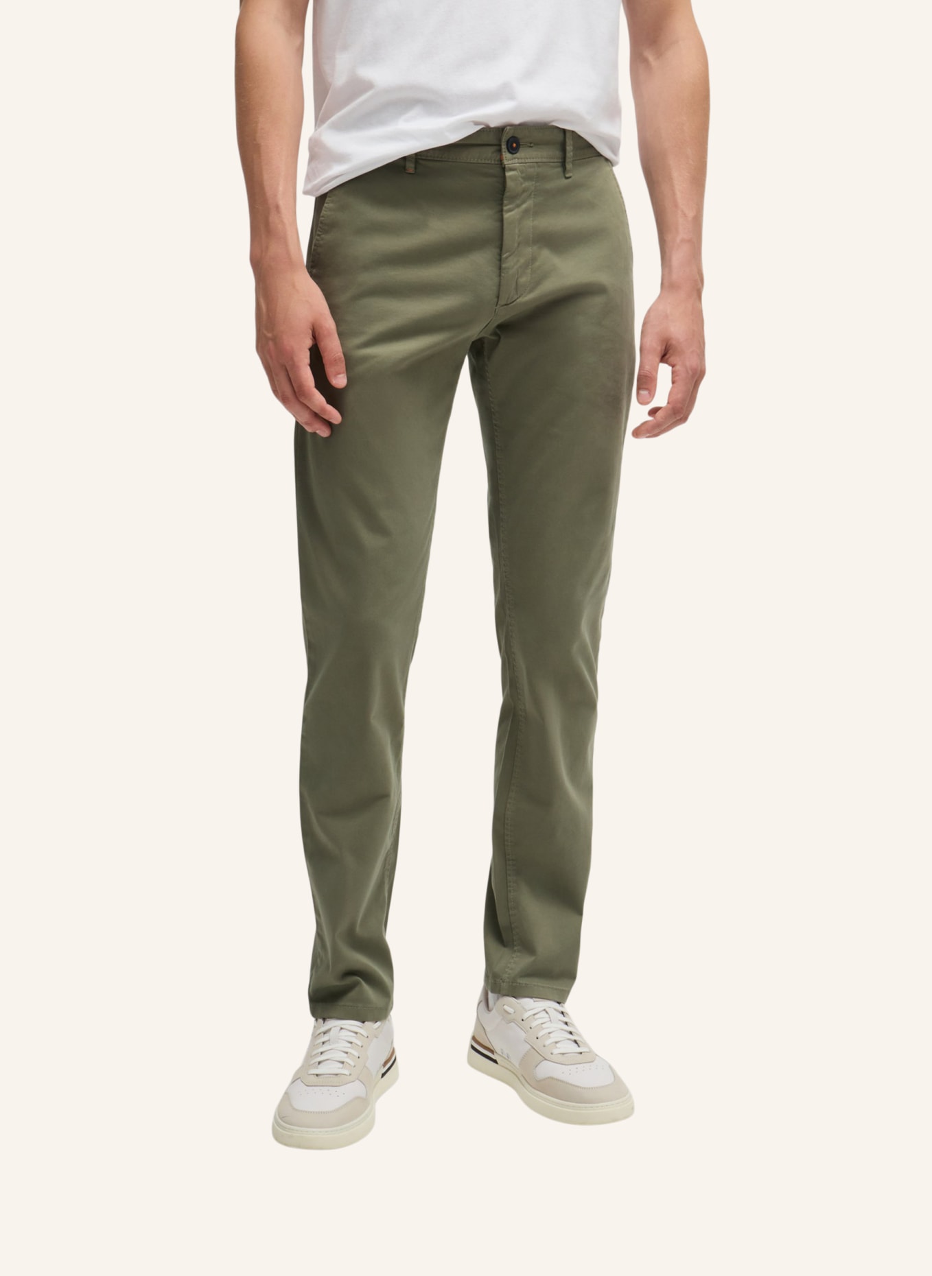 BOSS Casual Hose CHINO_SLIM Slim Fit, Farbe: GRÜN (Bild 5)