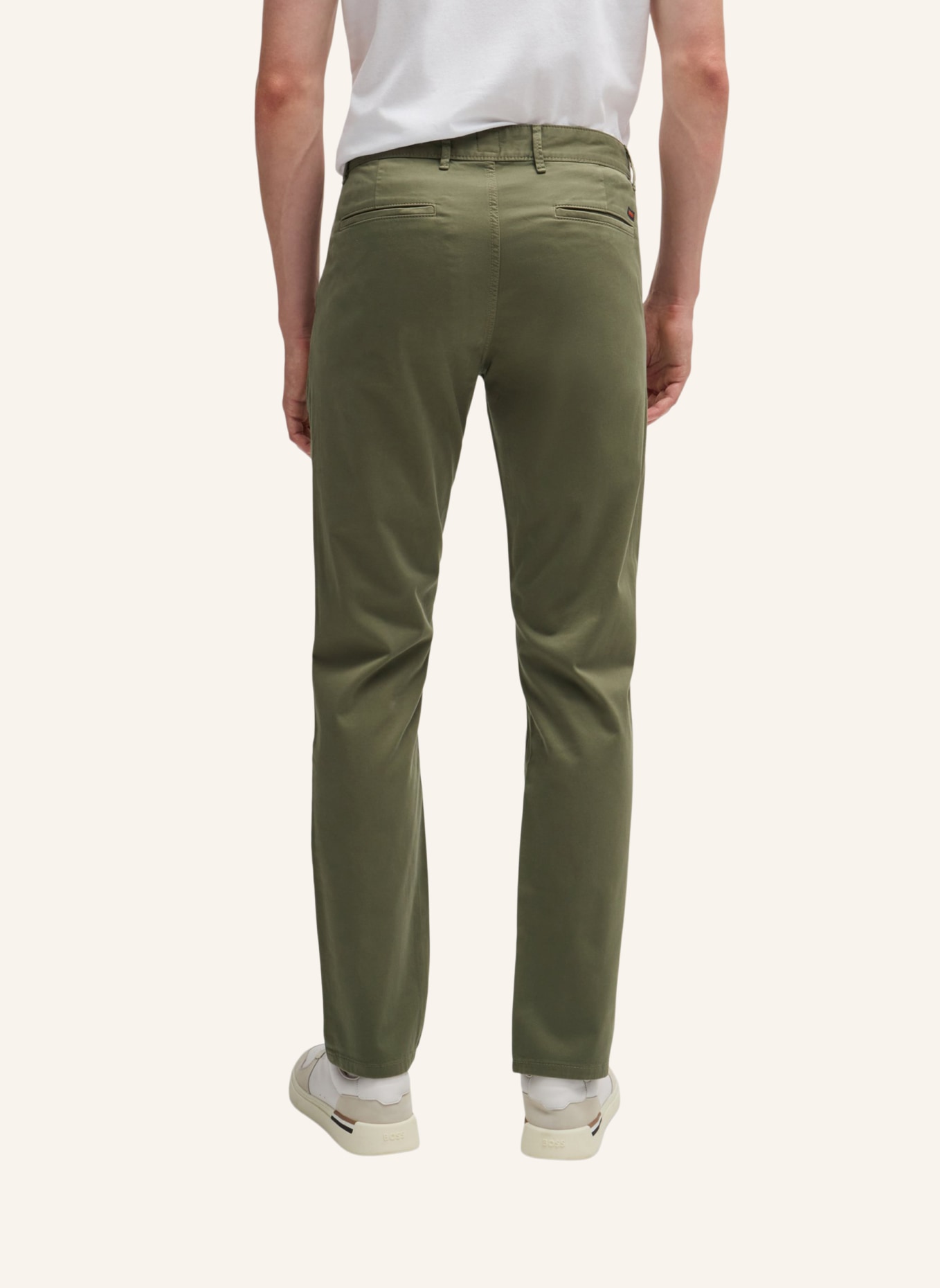 BOSS Casual Hose CHINO_SLIM Slim Fit, Farbe: GRÜN (Bild 3)