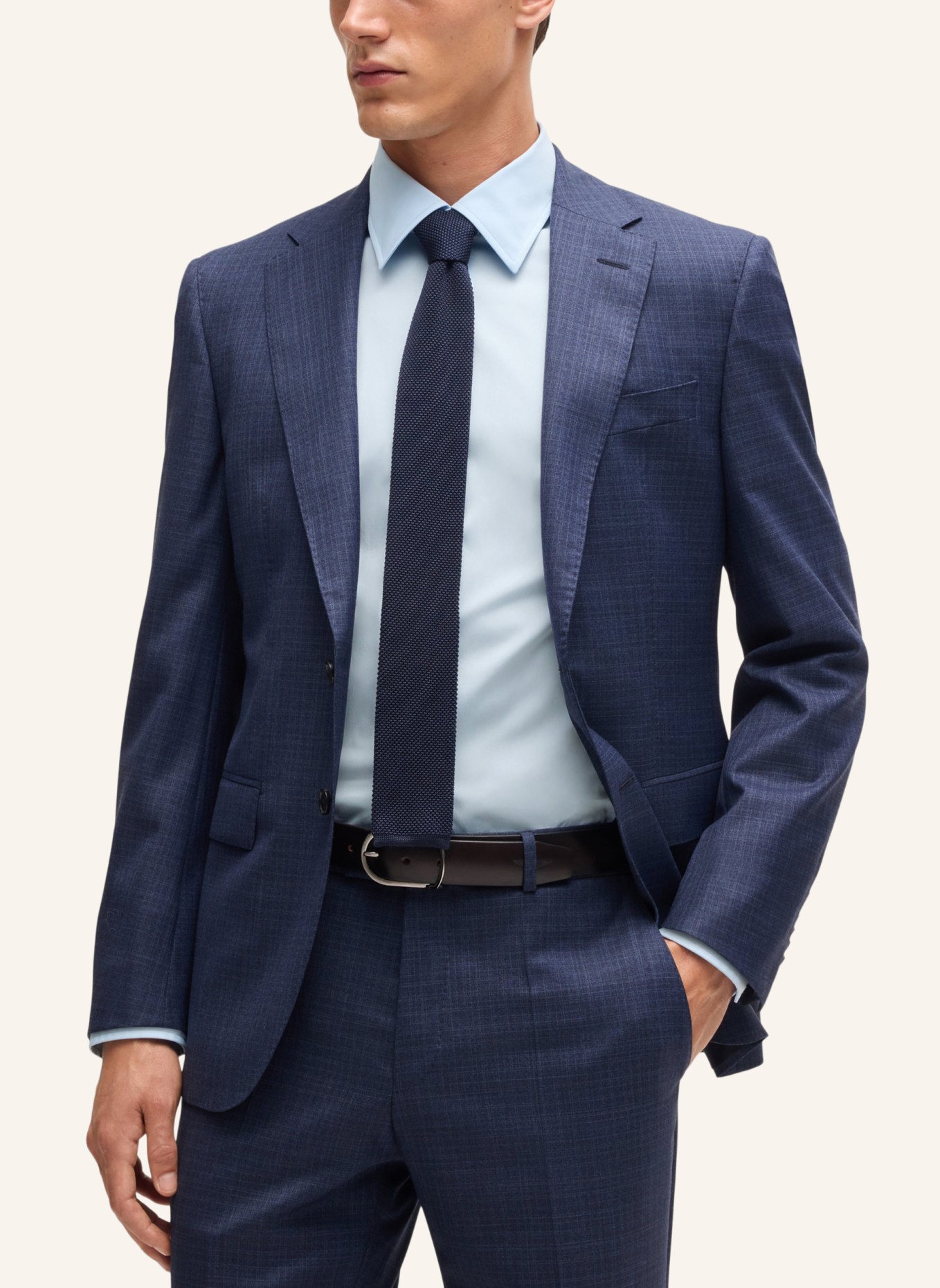 BOSS Business Hemd L-HAYS-KENT-C1-243 Slim Fit, Farbe: HELLBLAU (Bild 4)