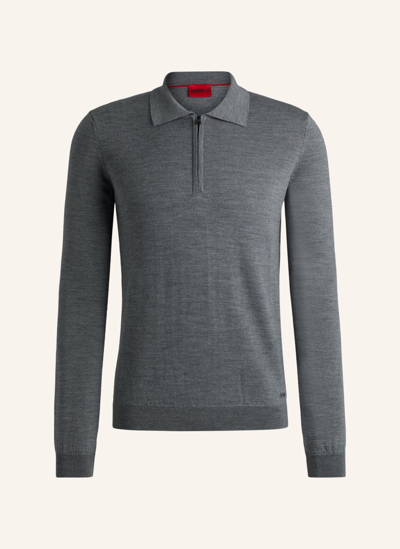 HUGO Pullover SAN PEPE-M1 Regular Fit, Farbe: GRAU (Bild 1)