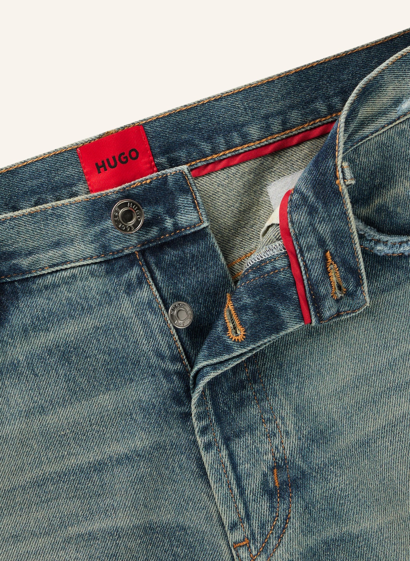 HUGO jeans Logos HUGO 634 Tapered Fit, Farbe: BLAU (Bild 2)