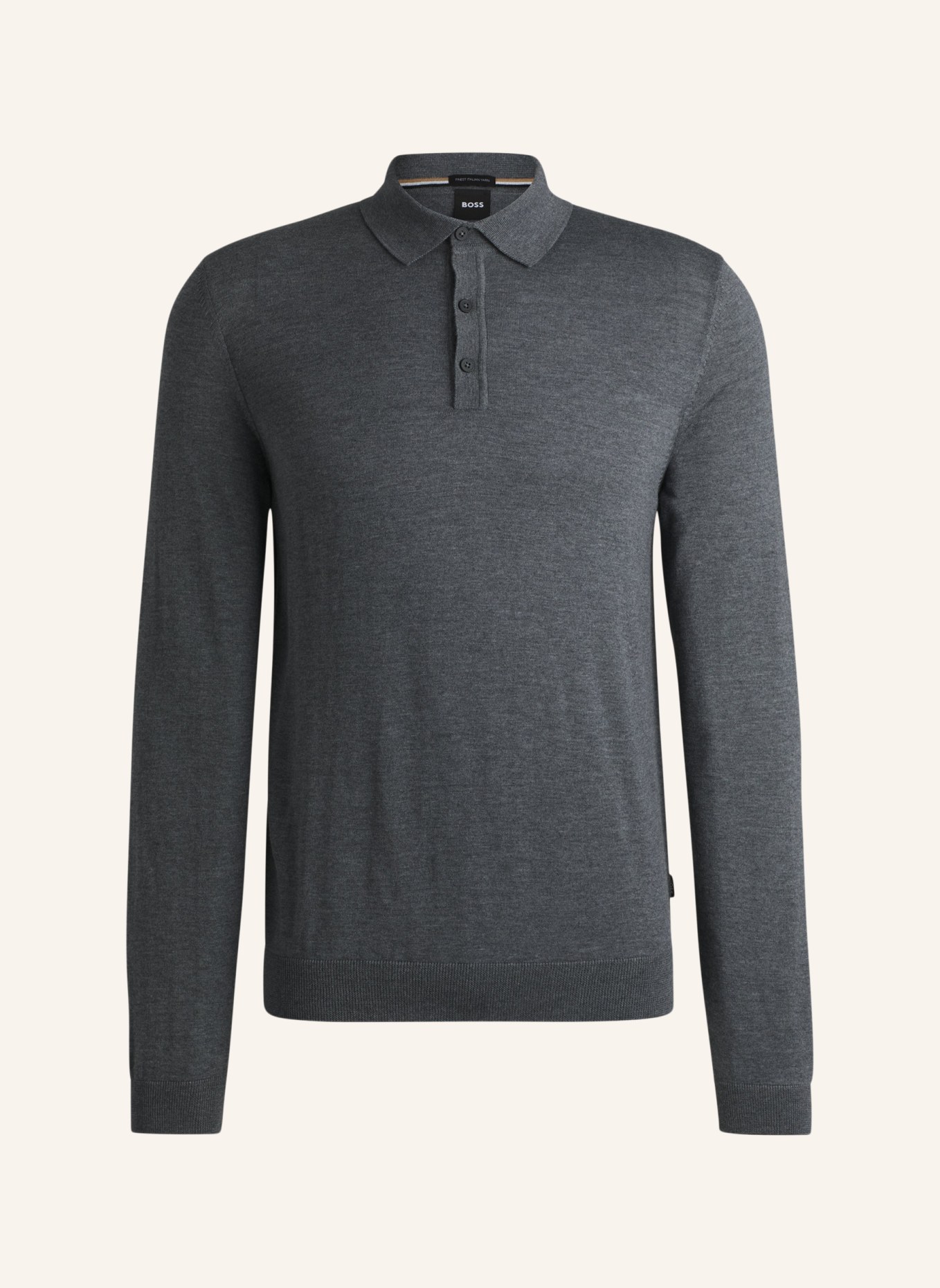 BOSS Pullover LANCIONE Slim Fit, Farbe: GRAU (Bild 1)