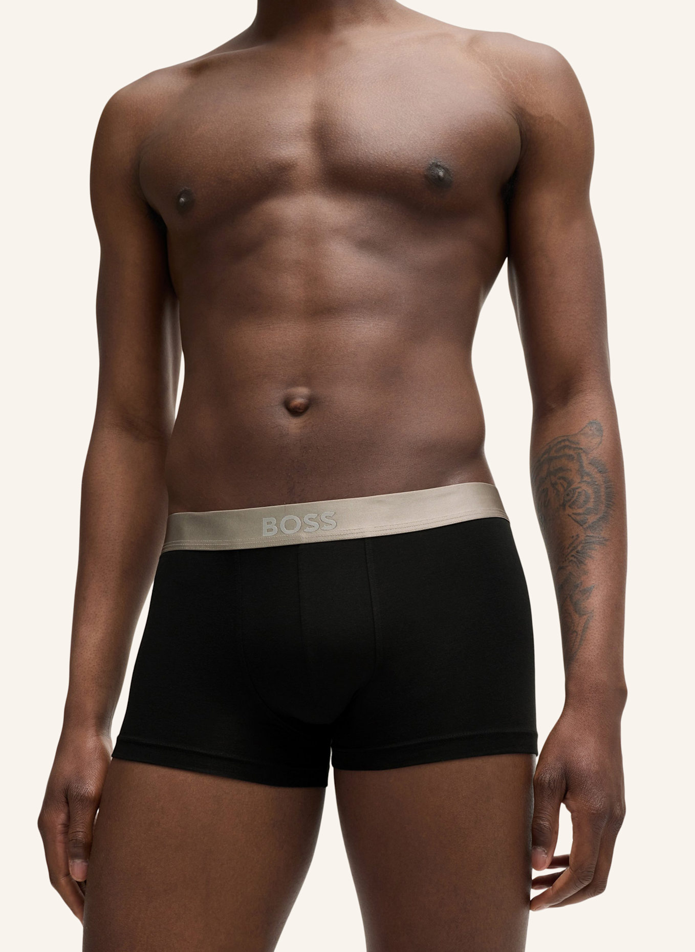 BOSS Boxershort TRUNK 3P METALLIC, Farbe: SCHWARZ (Bild 3)