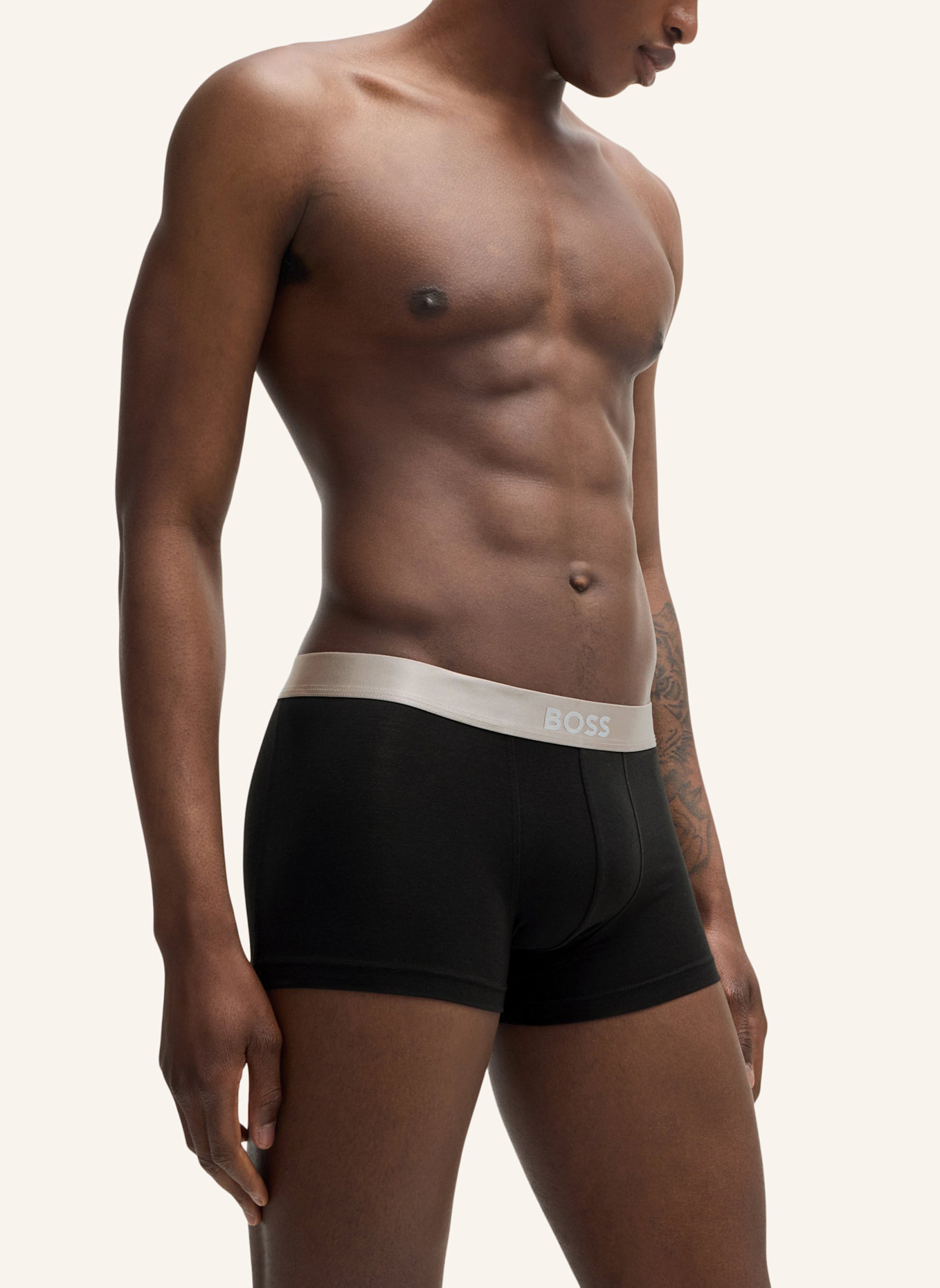 BOSS Boxershort TRUNK 3P METALLIC, Farbe: SCHWARZ (Bild 5)