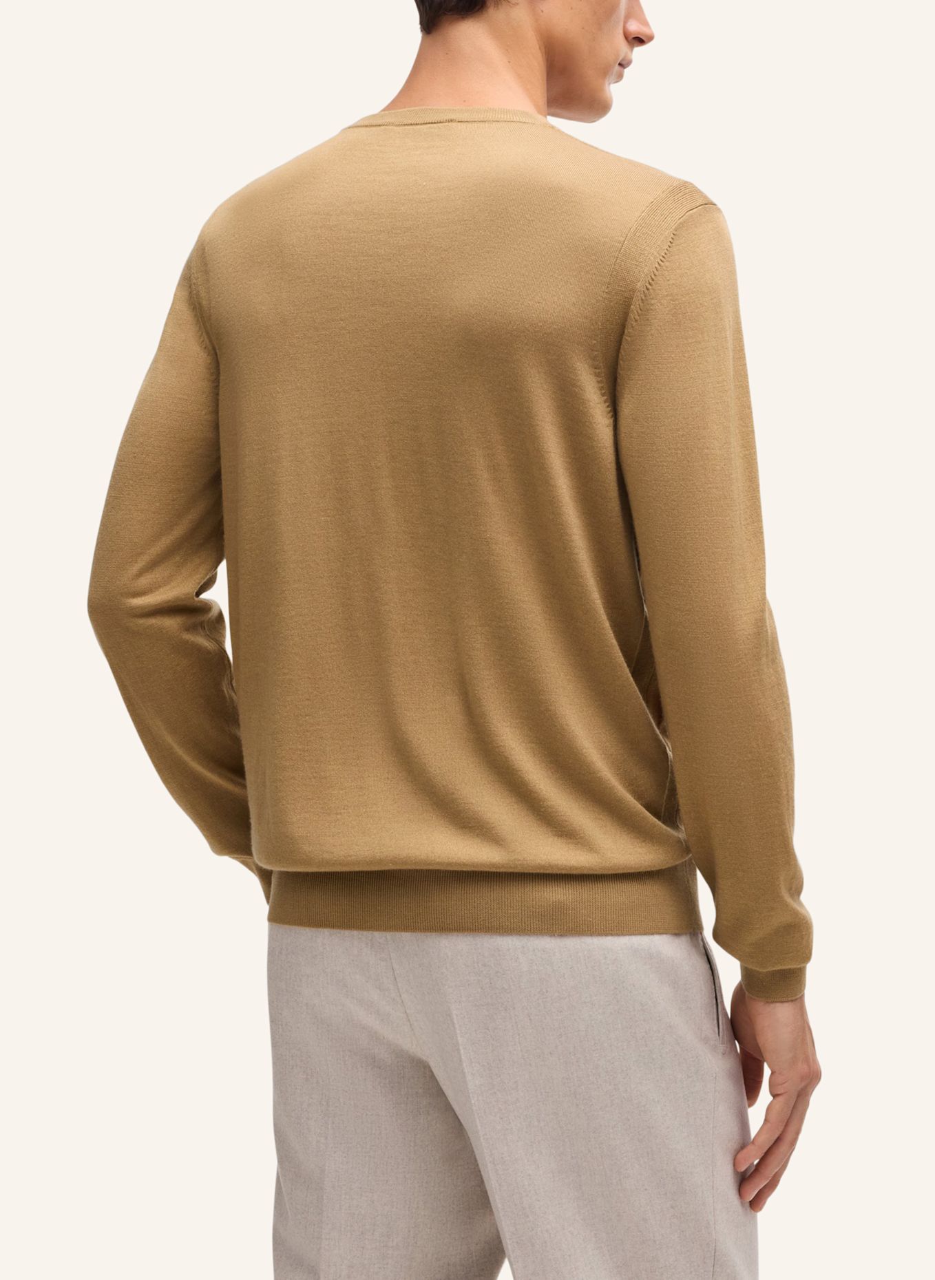 BOSS Pullover L-OVERO Regular Fit, Farbe: BEIGE (Bild 2)