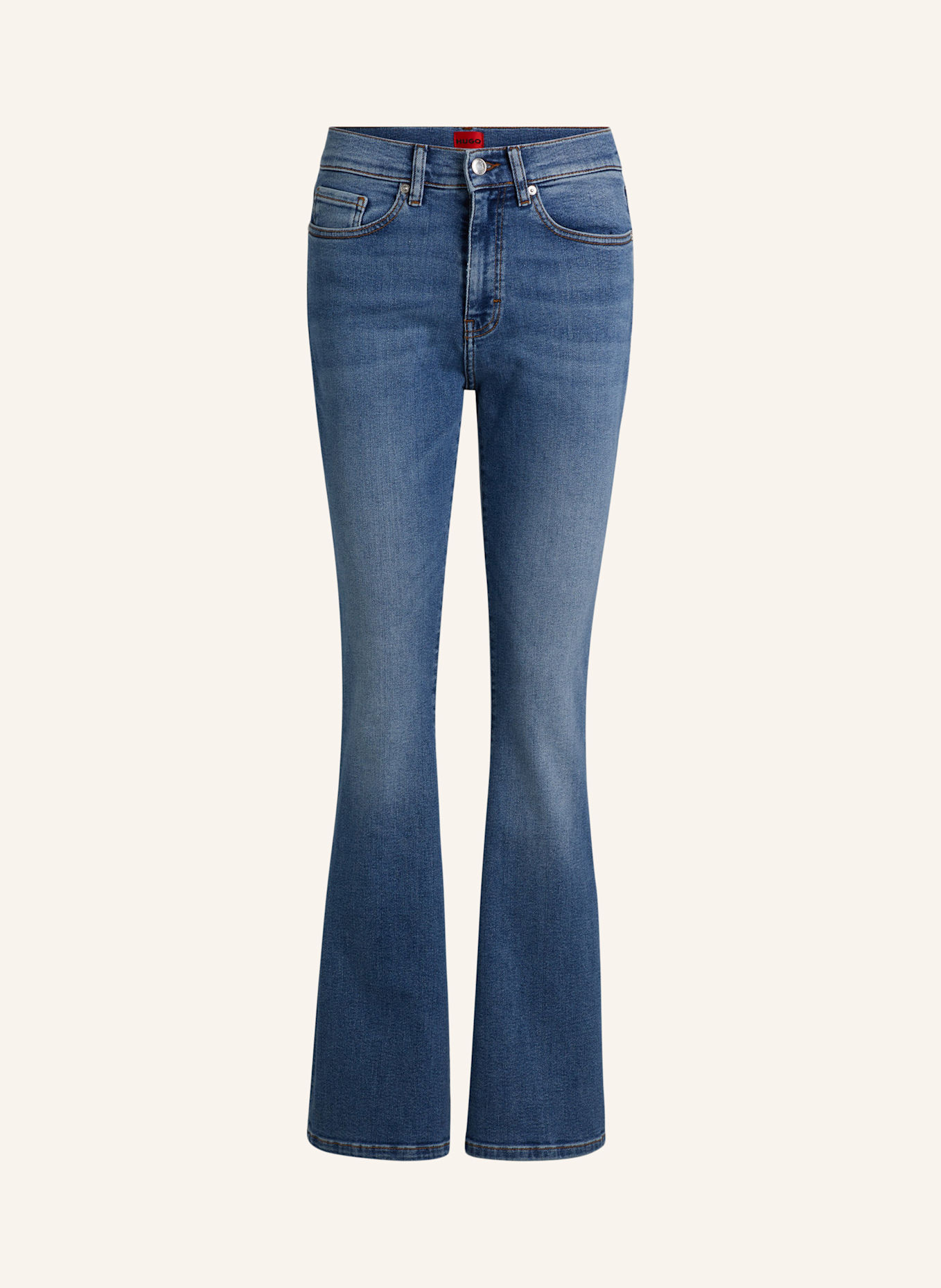 HUGO Jeans GEFLARE Skinny Fit, Farbe: BLAU (Bild 1)