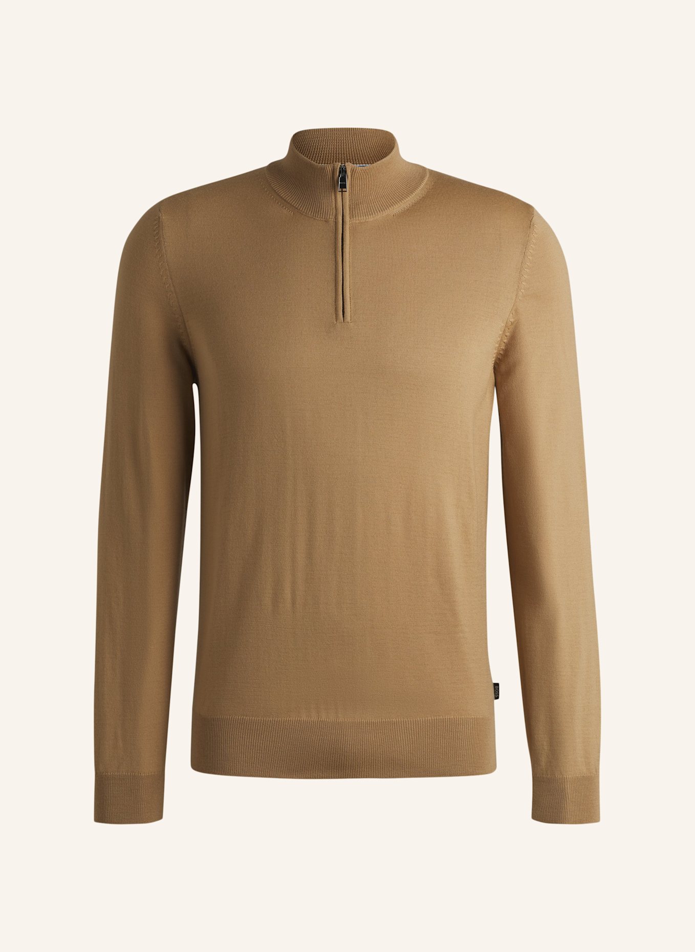 BOSS Pullover EBENJI Regular Fit, Farbe: BEIGE (Bild 1)