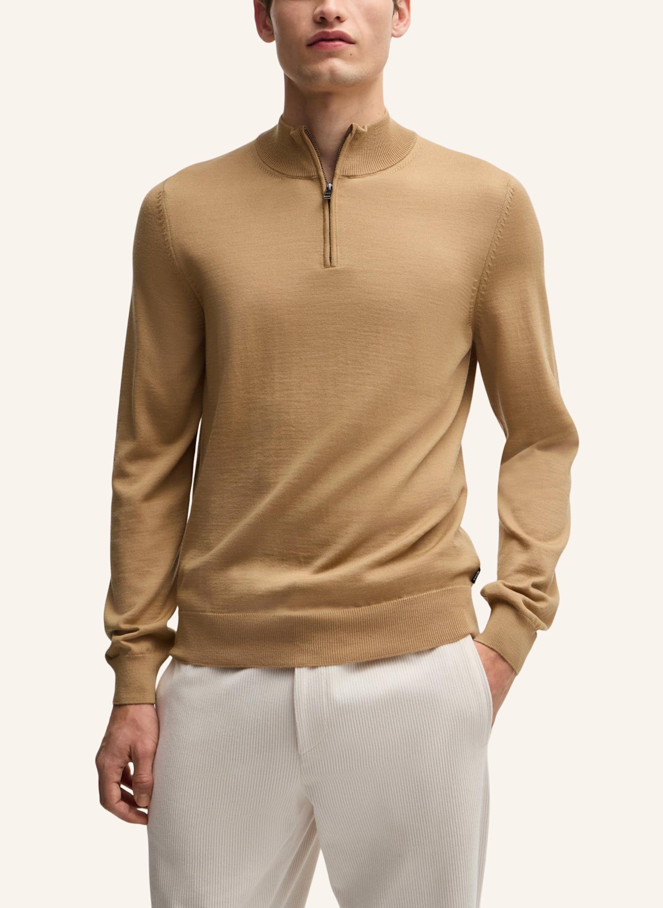 BOSS Pullover EBENJI Regular Fit, Farbe: BEIGE (Bild 4)