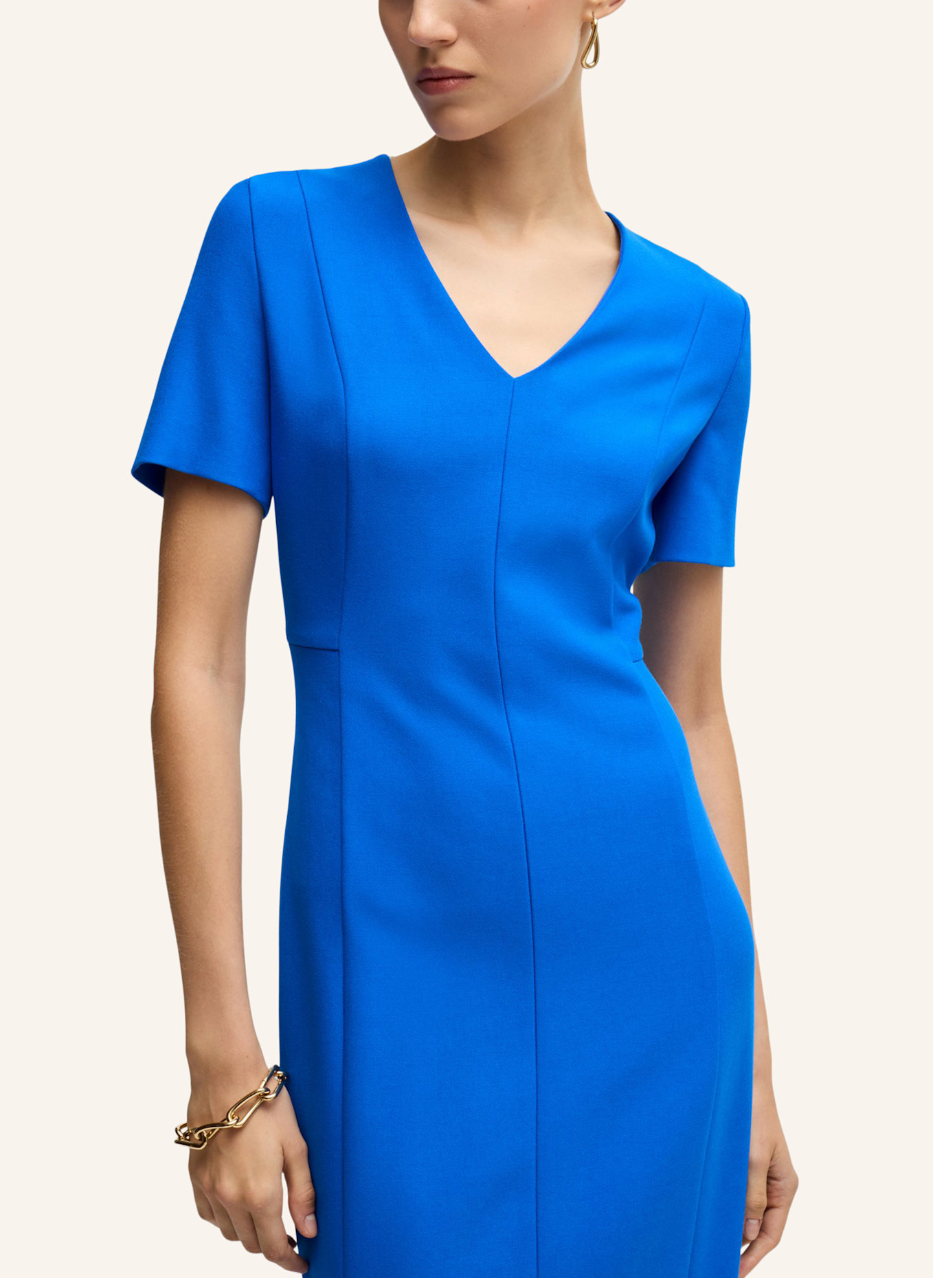 BOSS Business Kleid DAMAISA Slim Fit, Farbe: BLAU (Bild 4)