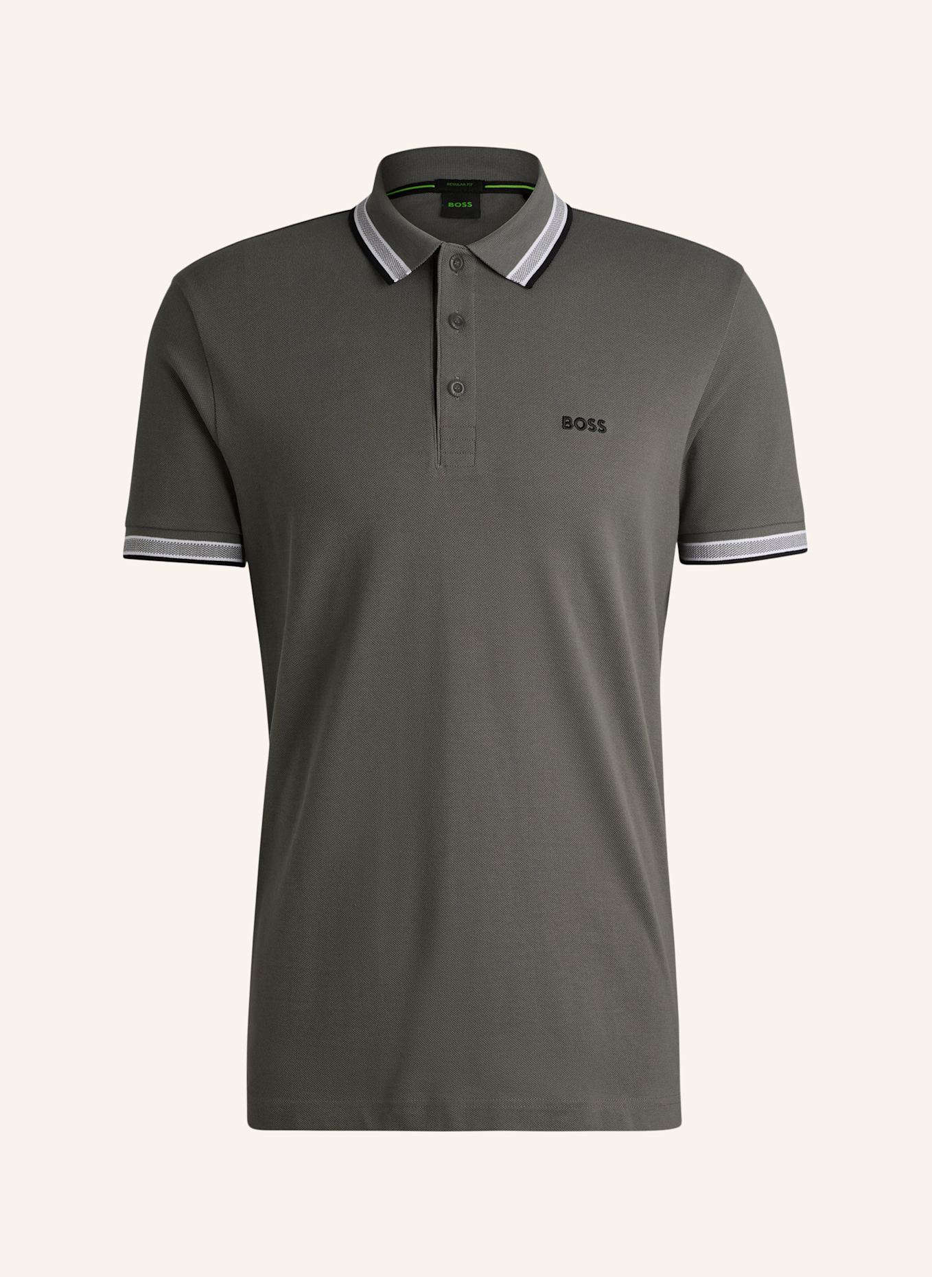 BOSS Poloshirt PADDY Regular Fit, Farbe: HELLGRAU (Bild 1)