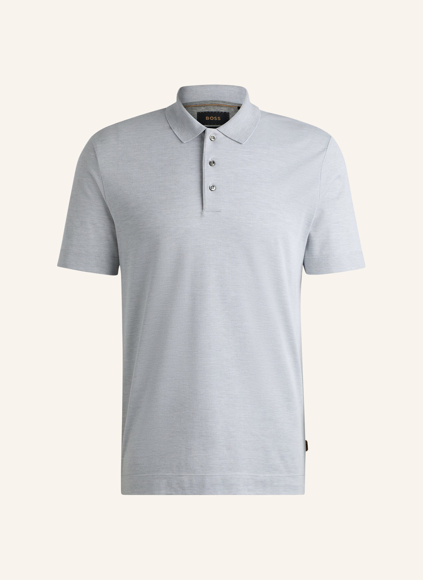 BOSS Poloshirt L-PERRY 99 Regular Fit, Farbe: GRAU (Bild 1)