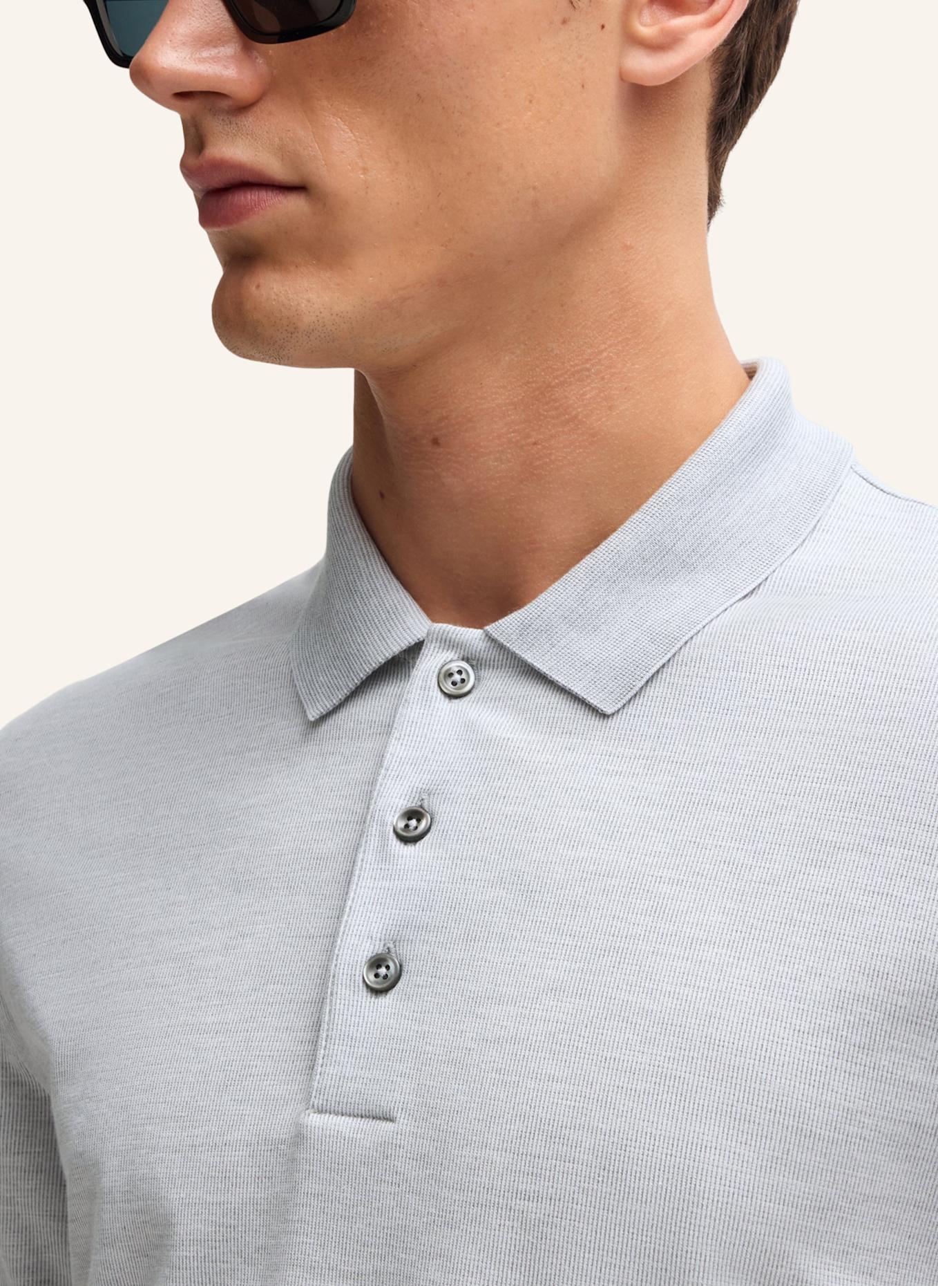 BOSS Poloshirt L-PERRY 99 Regular Fit, Farbe: GRAU (Bild 3)