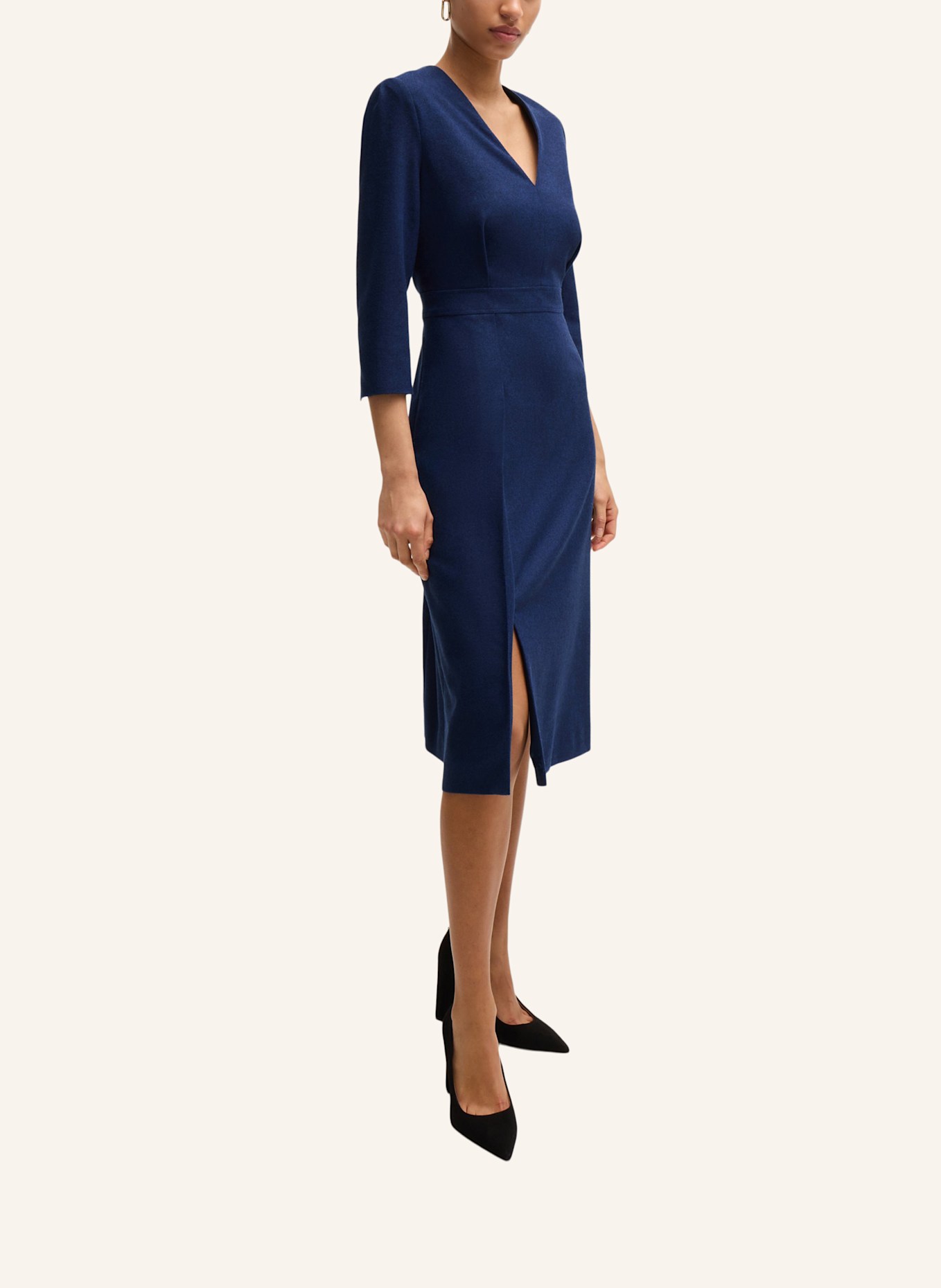 BOSS Business Kleid DOTARA Regular Fit, Farbe: BLAU (Bild 4)