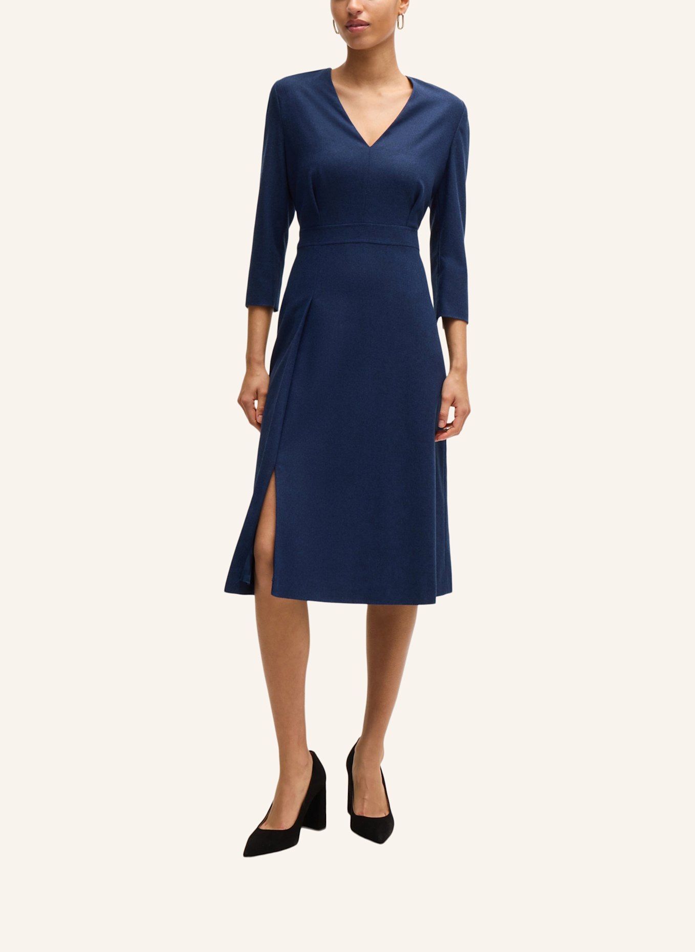 BOSS Business Kleid DOTARA Regular Fit, Farbe: BLAU (Bild 5)