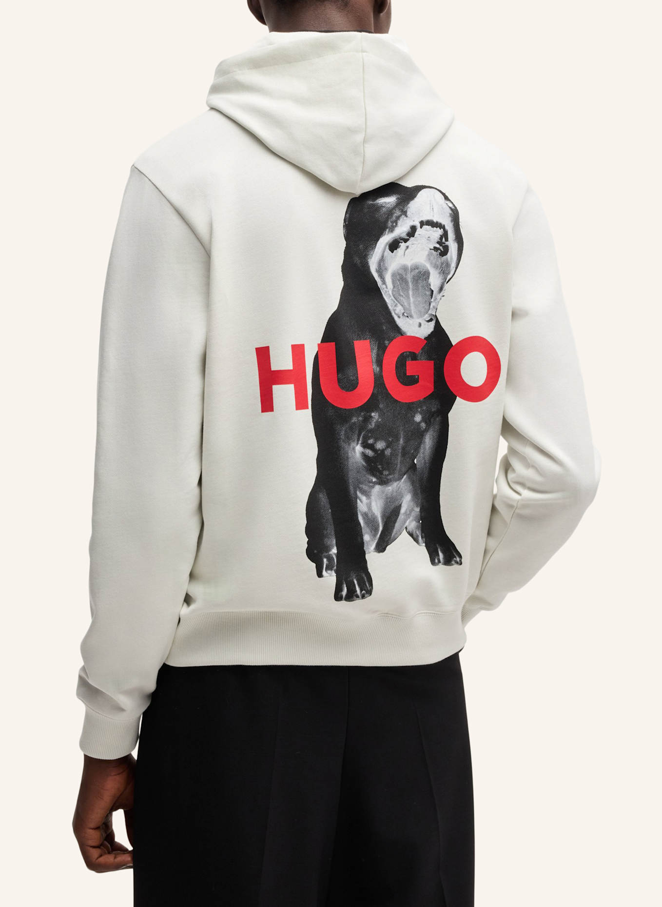 HUGO Sweatshirt DARTCHON Regular Fit, Farbe: WEISS (Bild 2)