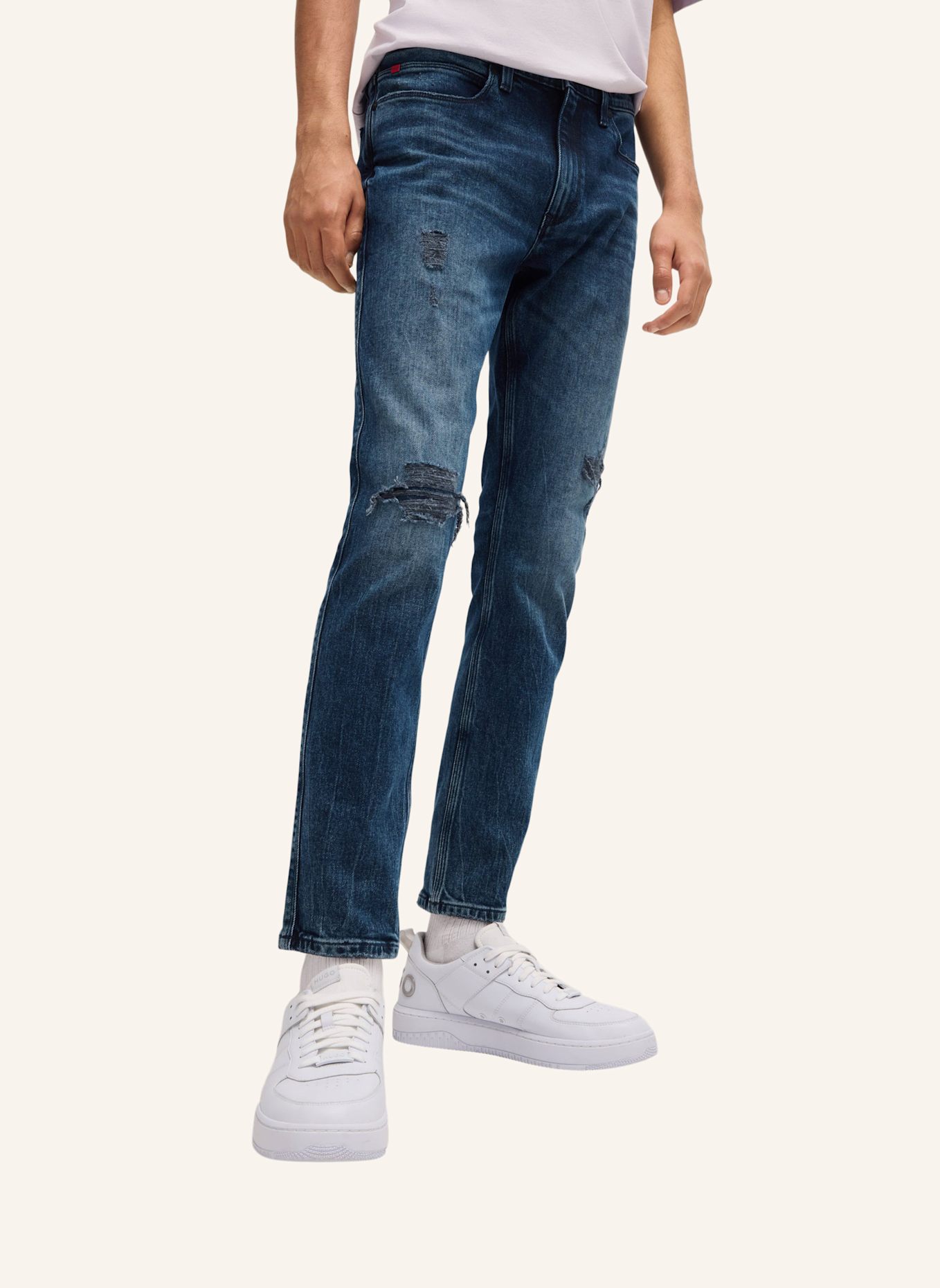 HUGO Jeans HUGO 734 Extra-Slim Fit, Farbe: DUNKELBLAU (Bild 4)