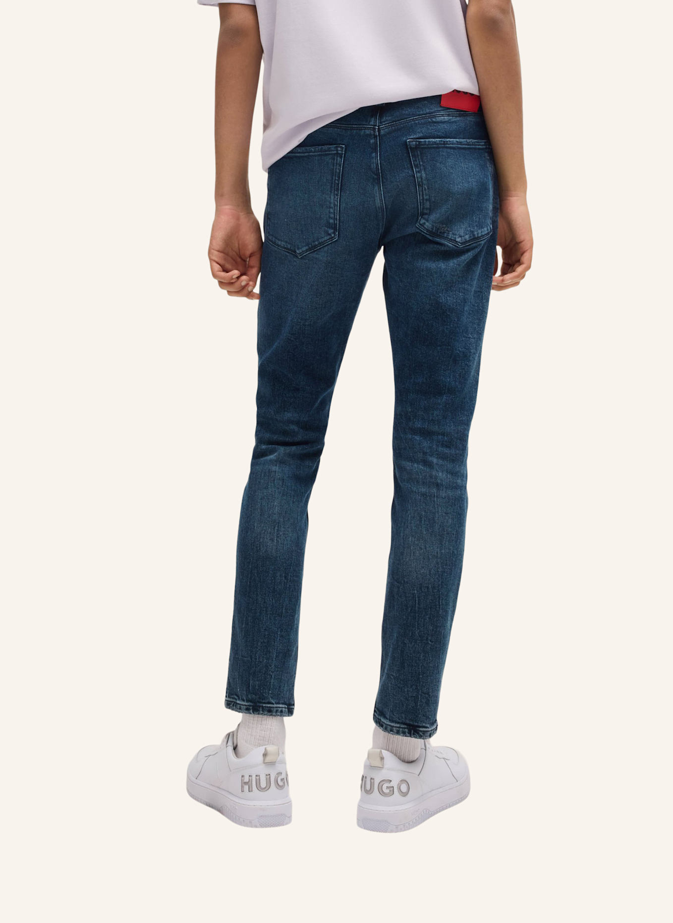 HUGO Jeans HUGO 734 Extra-Slim Fit, Farbe: DUNKELBLAU (Bild 3)