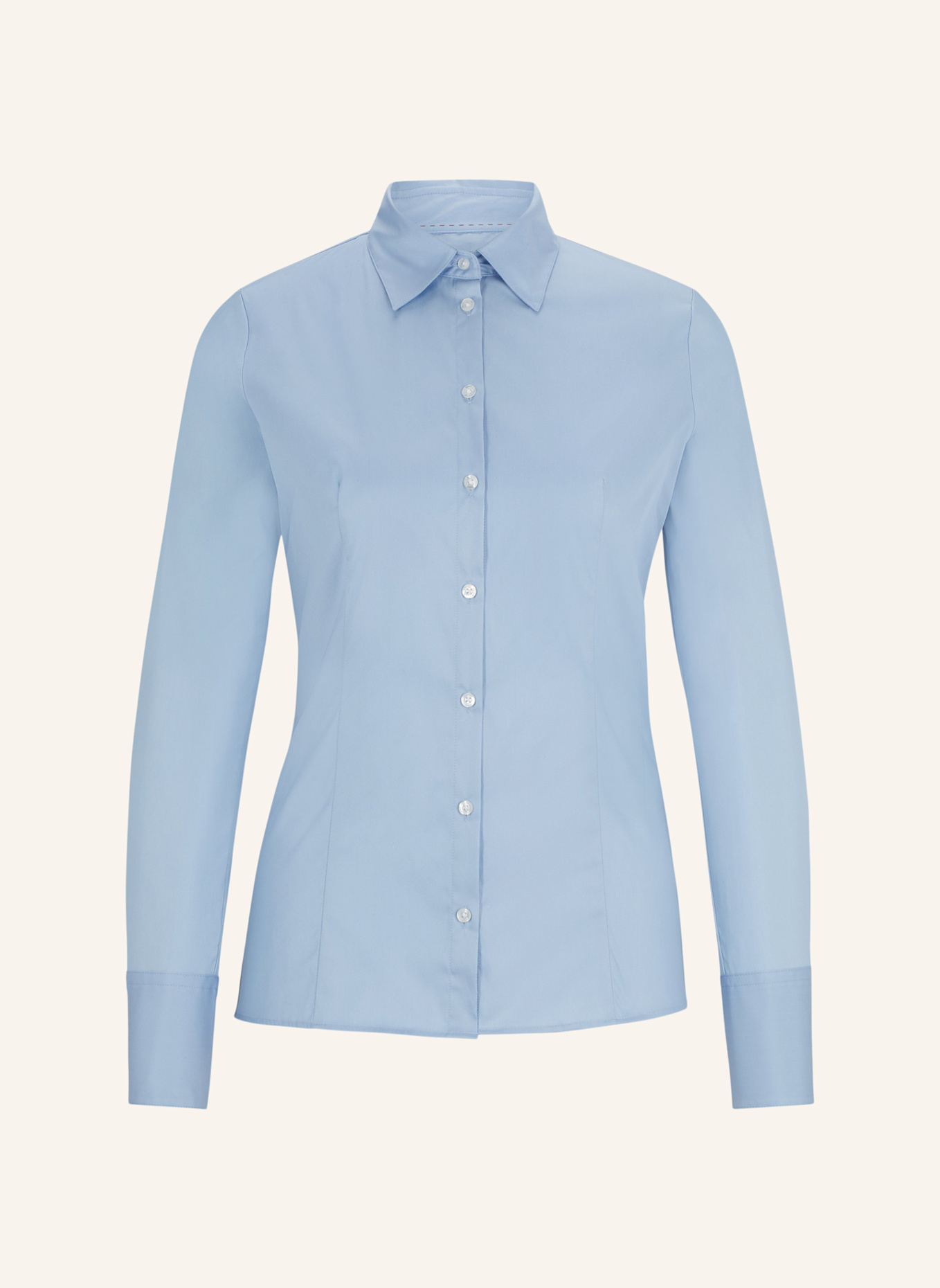 HUGO Business Bluse THE FITTED SHIRT Slim Fit, Farbe: HELLBLAU (Bild 3)