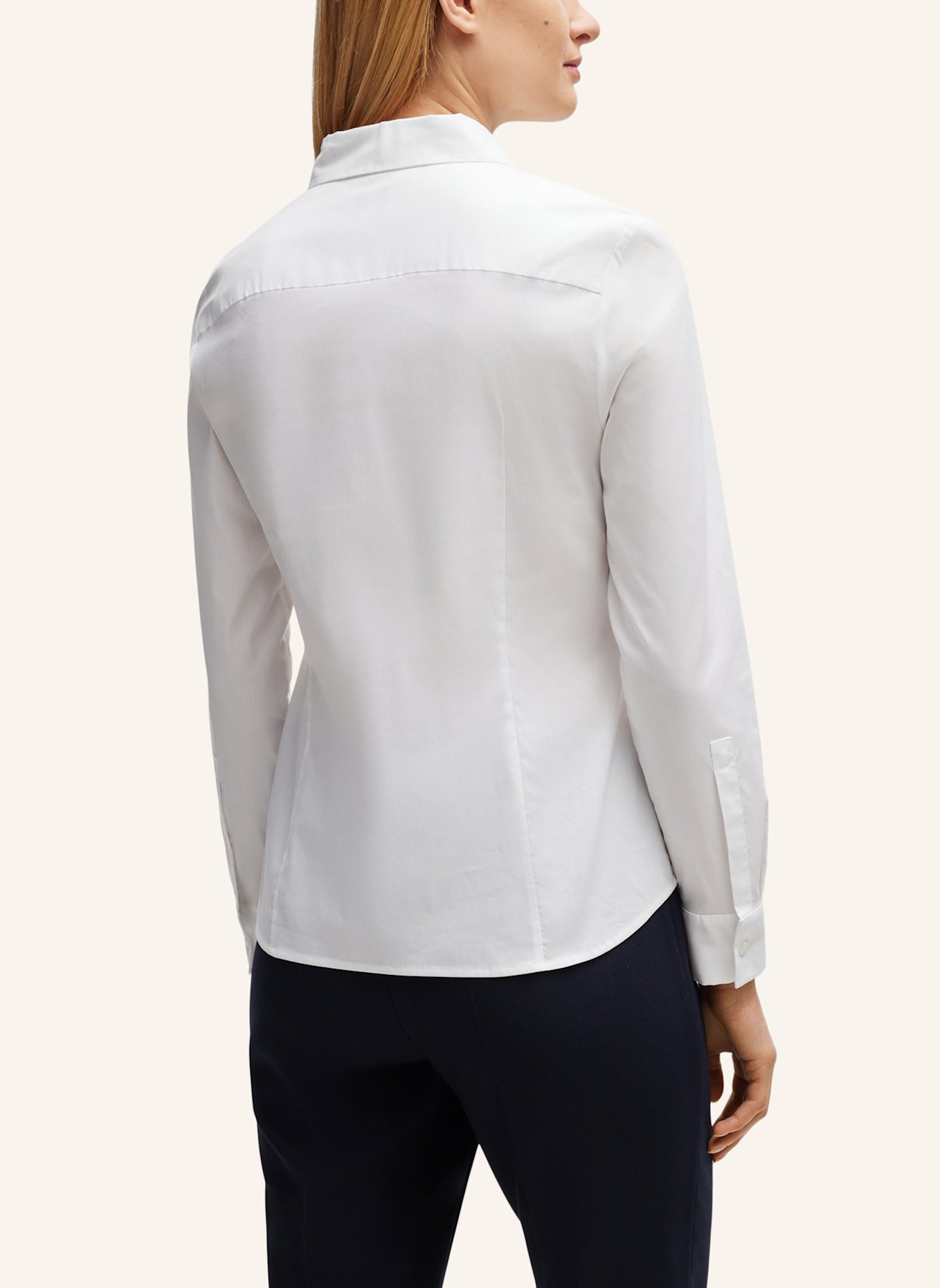 BOSS Business Bluse BEAMARA Slim Fit, Farbe: WEISS (Bild 2)