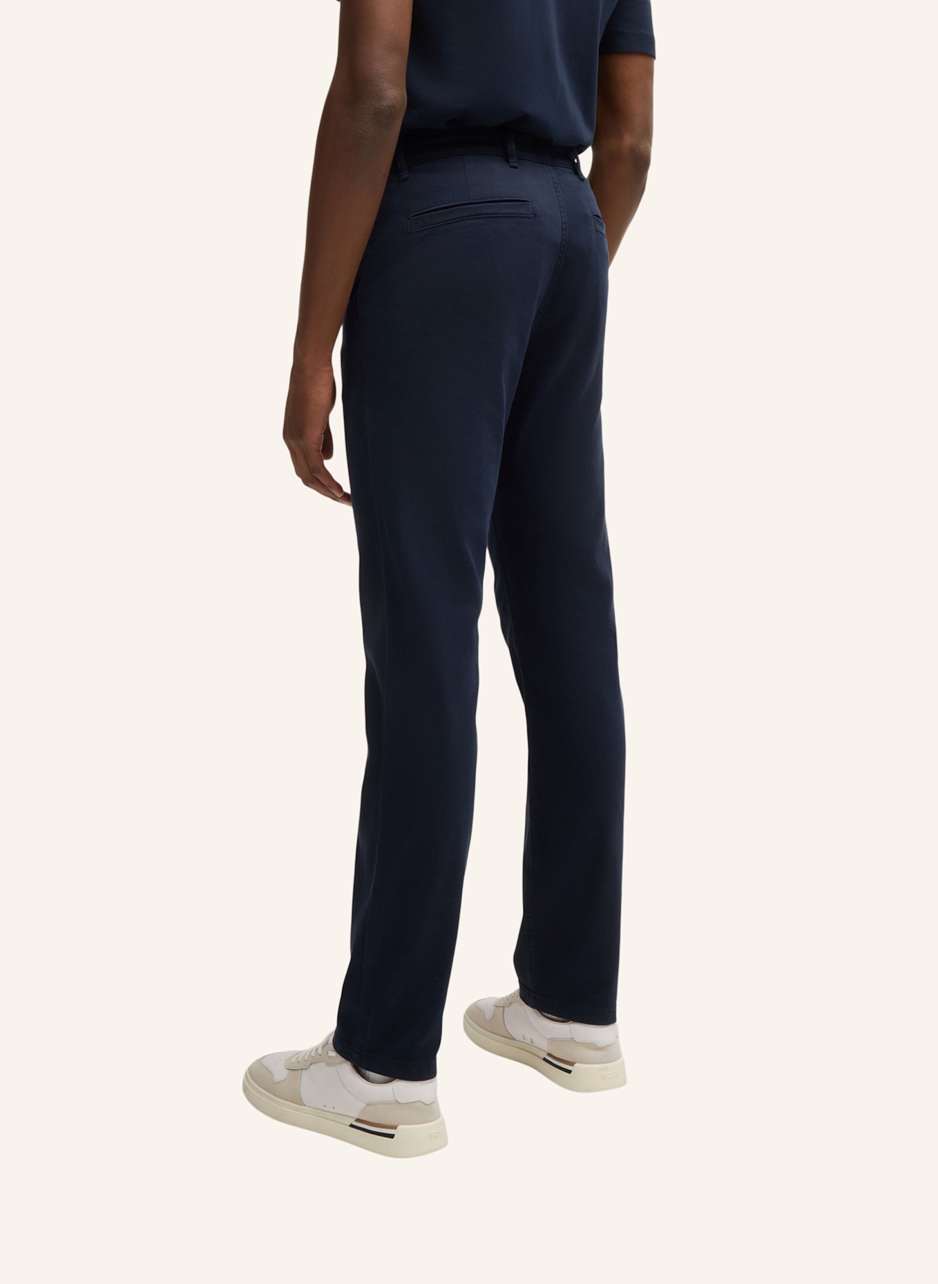 BOSS Casual Hose CHINO_SLIM Slim Fit, Farbe: DUNKELBLAU (Bild 3)