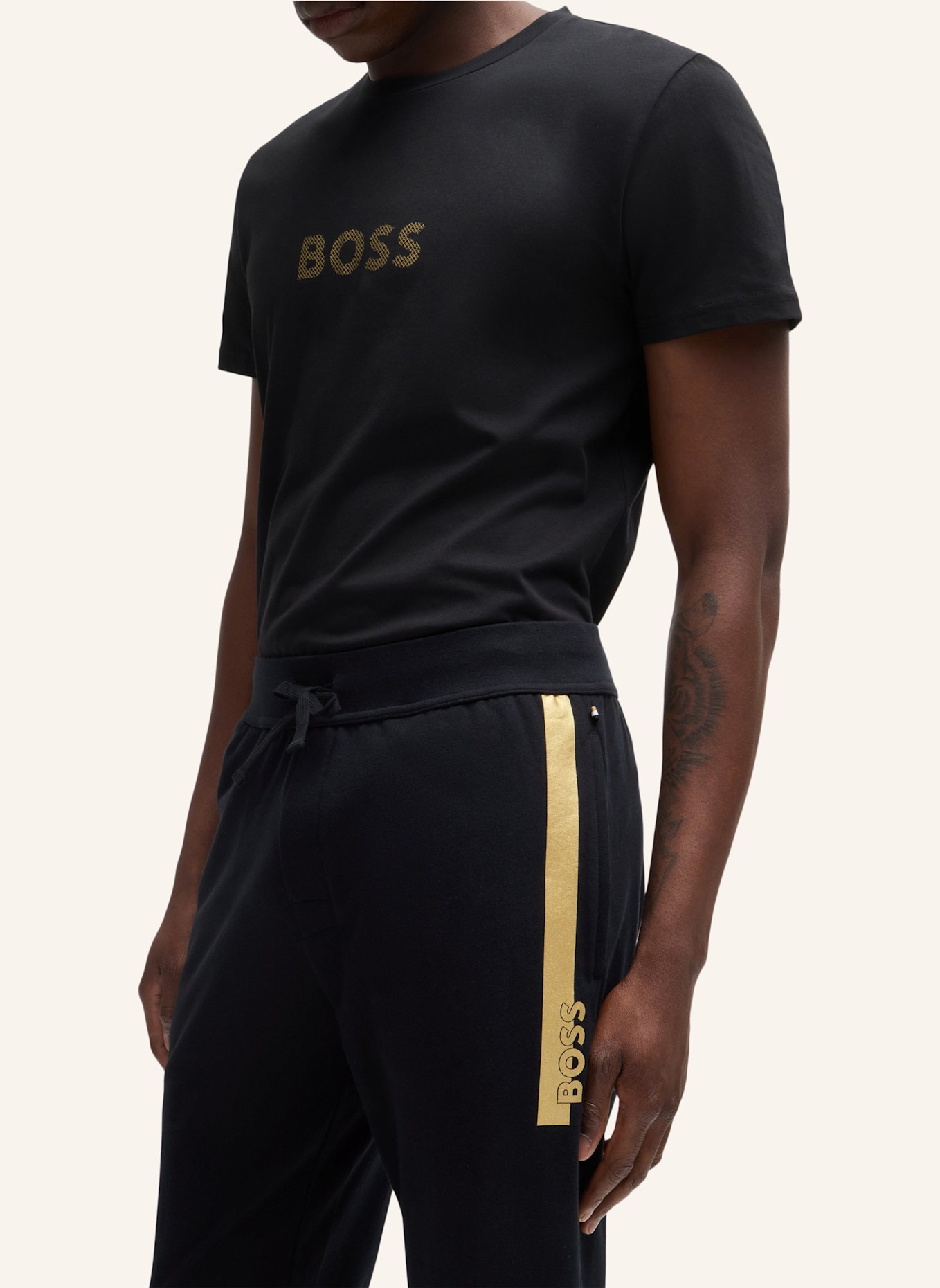 BOSS Loungewear Unterteil AUTHENTIC PANTS, Farbe: SCHWARZ (Bild 3)