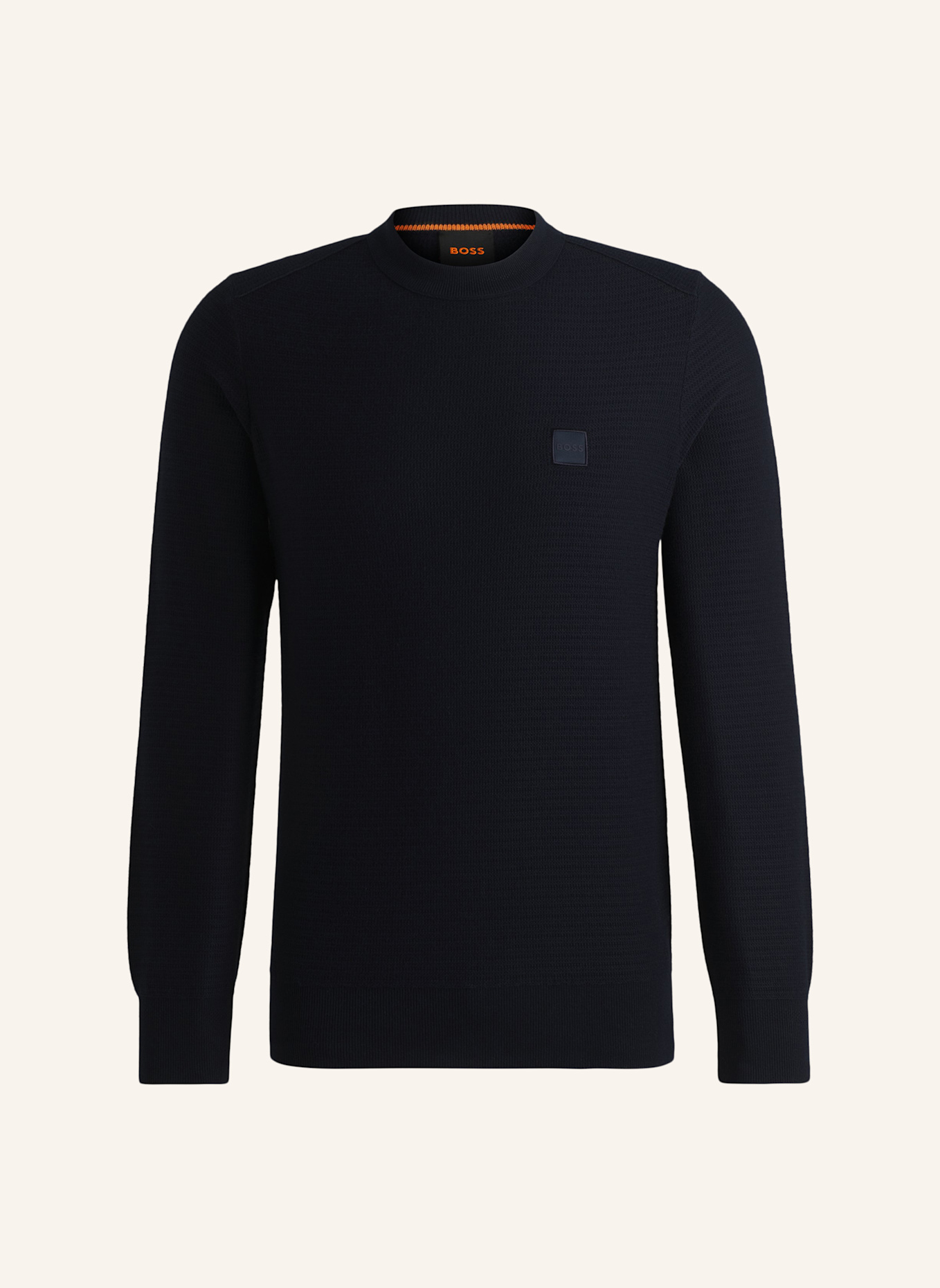 BOSS Pullover ANION_S Regular Fit, Farbe: DUNKELBLAU (Bild 1)