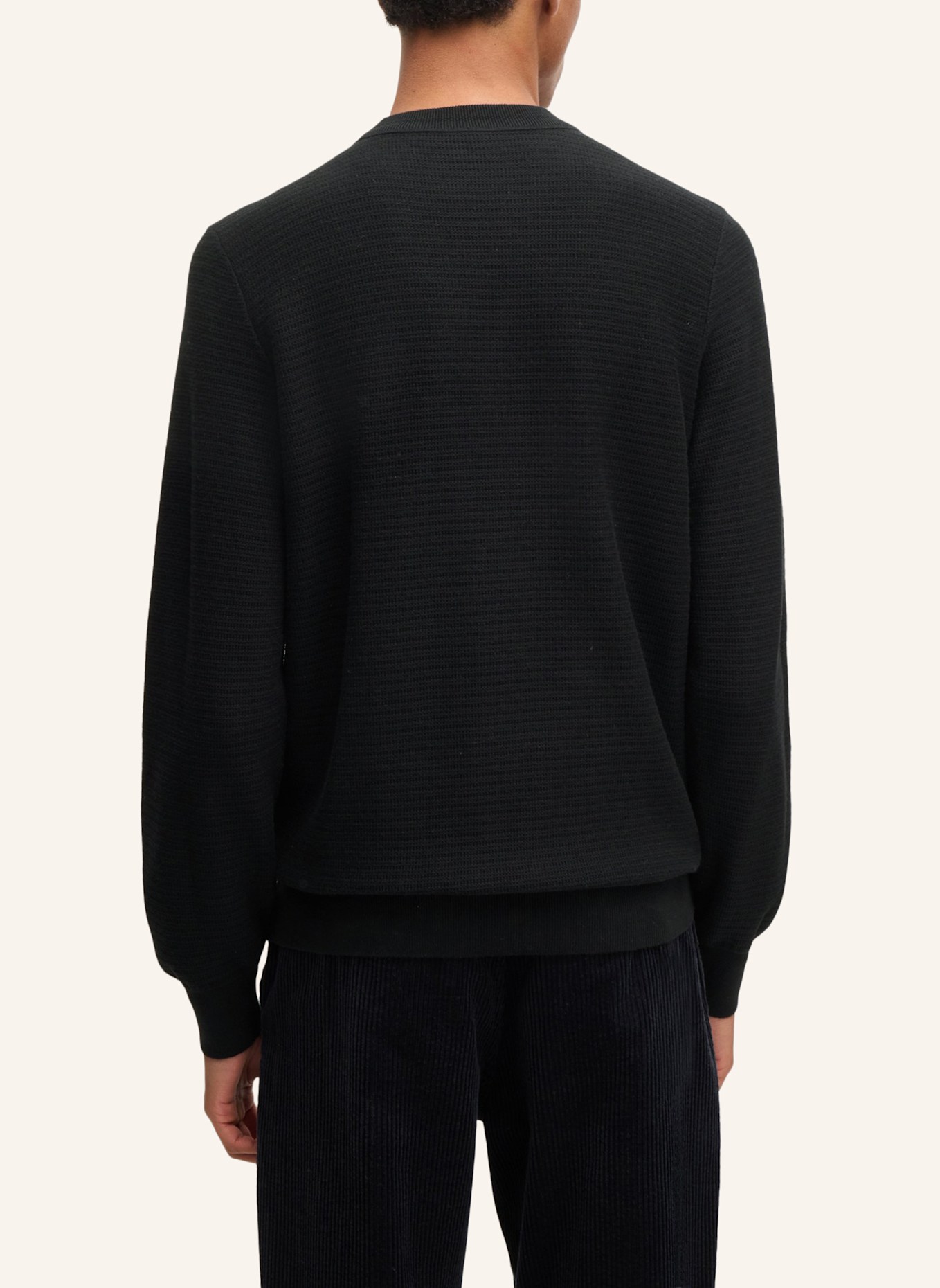 BOSS Pullover ANION: SCHWARZ