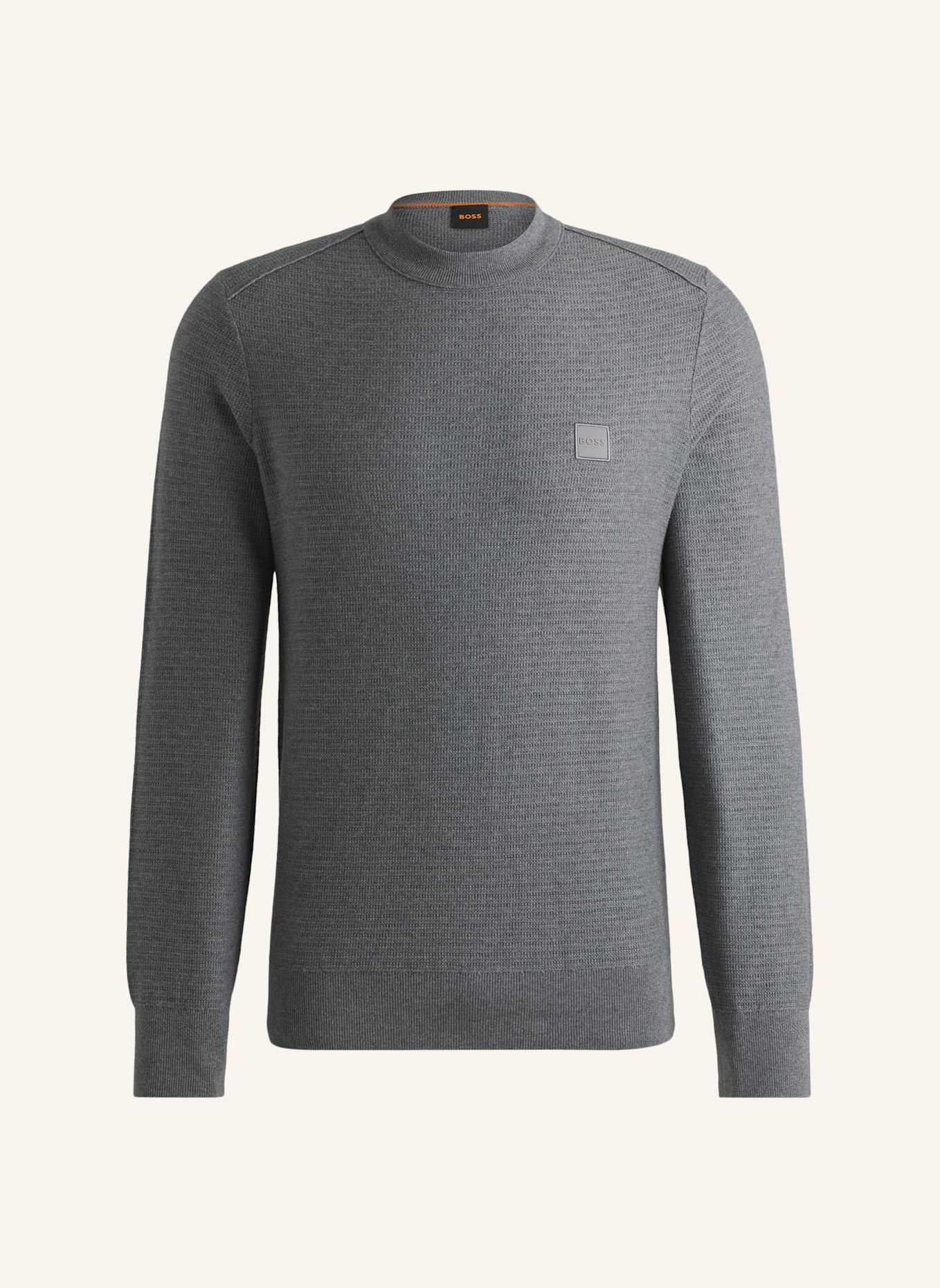 BOSS Pullover ANION_S Regular Fit, Farbe: HELLGRAU (Bild 1)