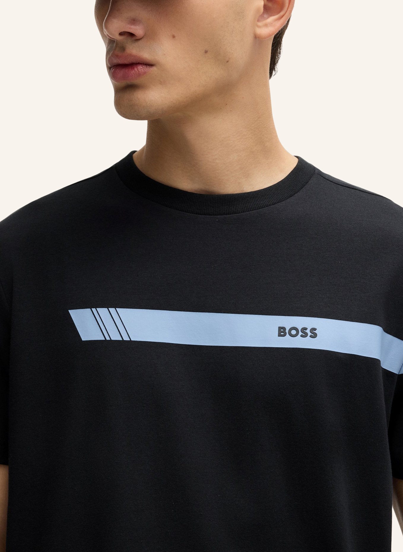 BOSS T-Shirt TEE 2_IN Regular Fit, Farbe: DUNKELBLAU (Bild 3)