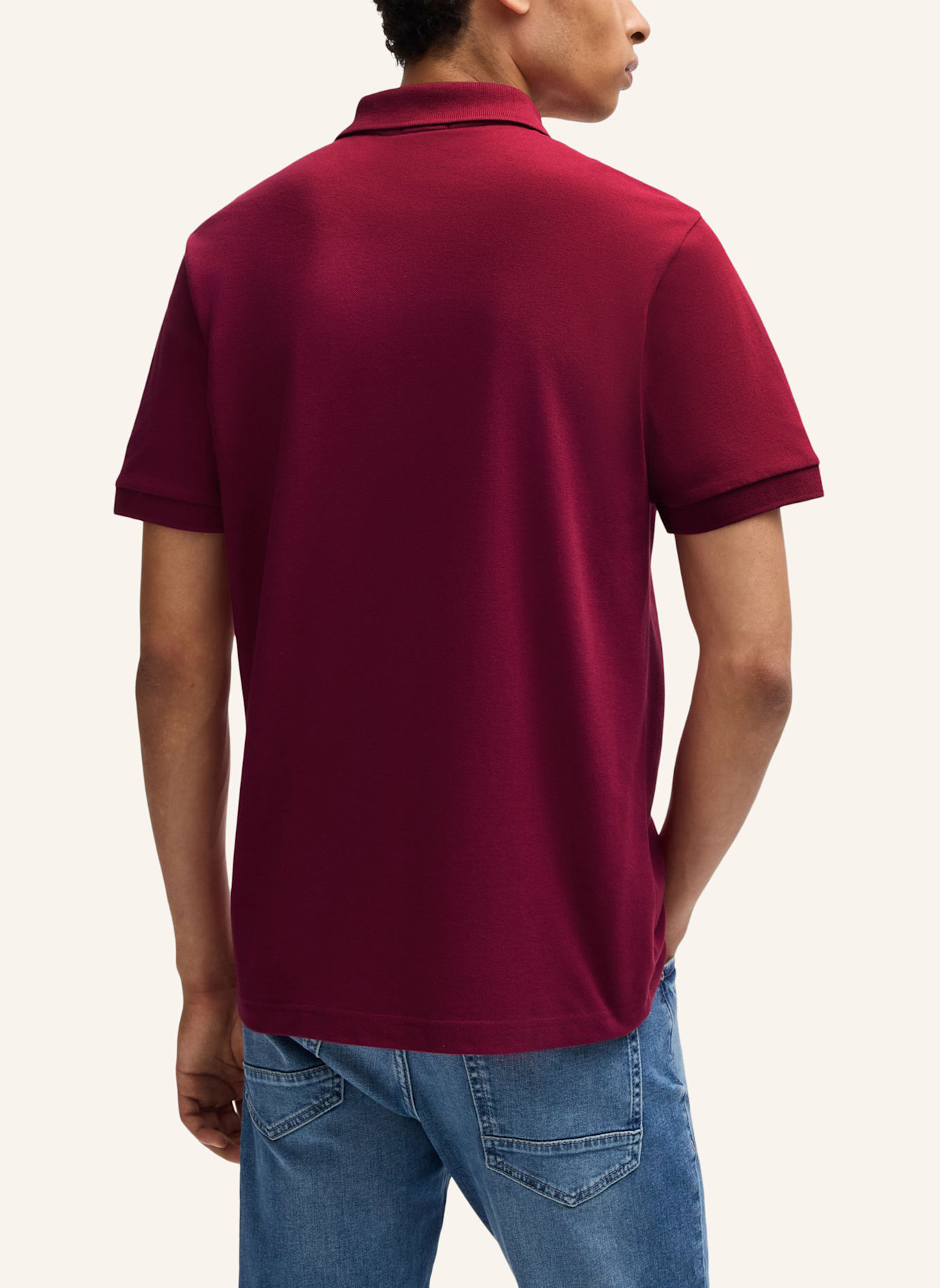 BOSS Poloshirt PASSENGER Slim Fit, Farbe: ROT (Bild 2)