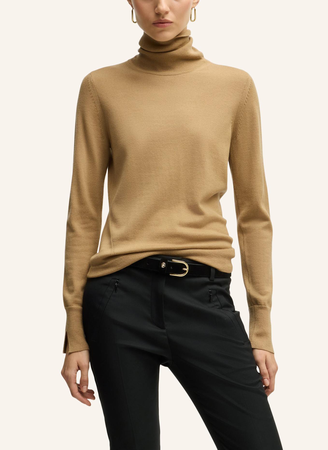 BOSS Pullover FASECTA, Farbe: BEIGE (Bild 4)