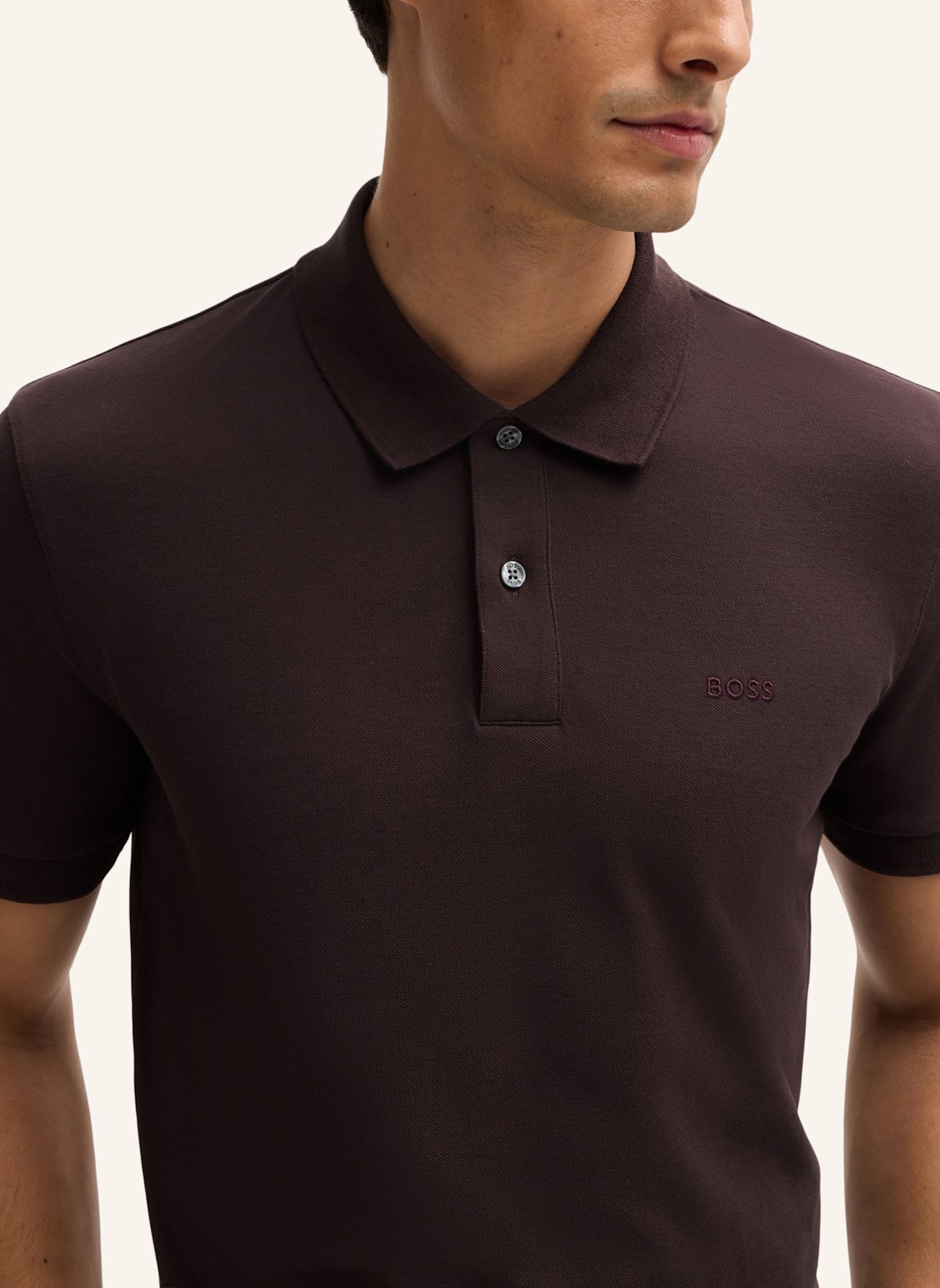 BOSS Poloshirt PALLAS Regular Fit, Farbe: ROT (Bild 3)