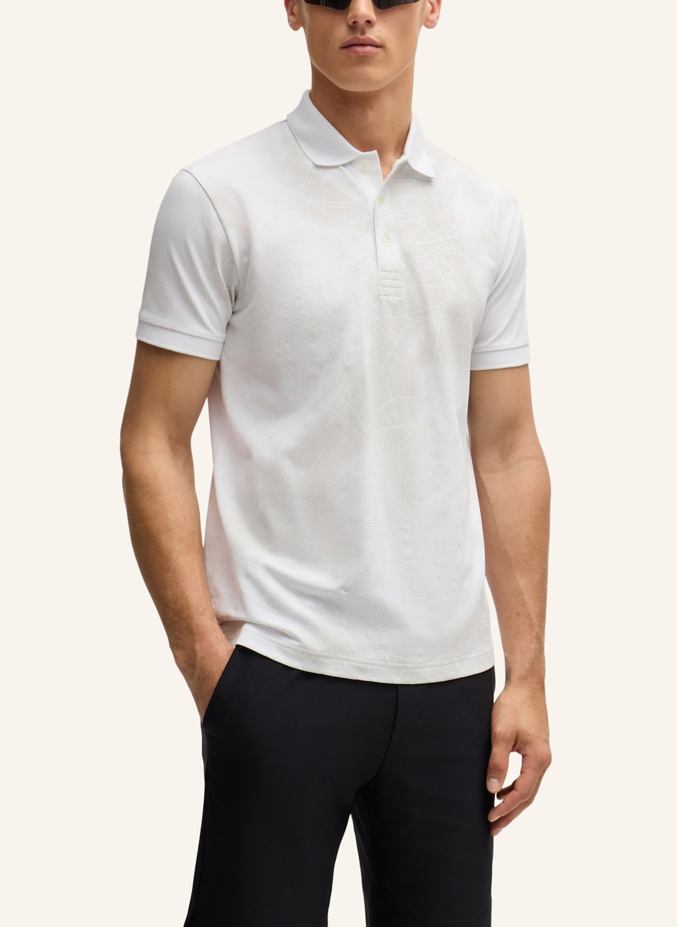 BOSS Poloshirt PADDY 3 Regular Fit, Farbe: WEISS (Bild 4)